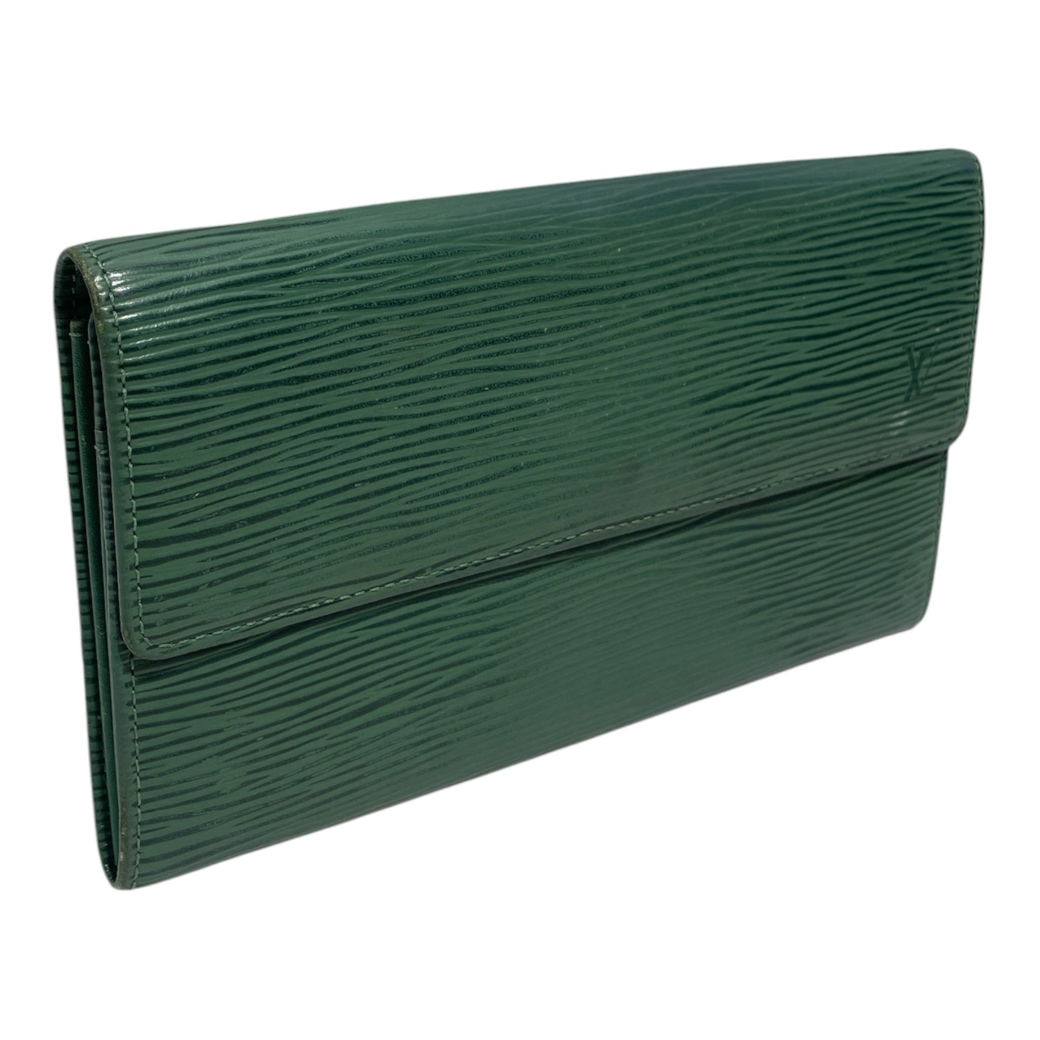 LOUIS VUITTON/Long Wallet/Leather/GRN/ view 1
