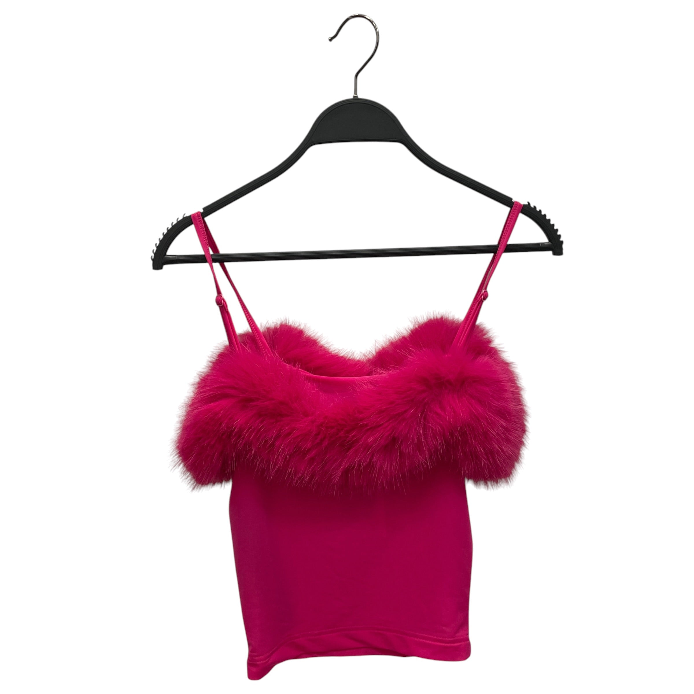 BALENCIAGA/Camisole/S/PNK/FUR TRIM TOP view 2