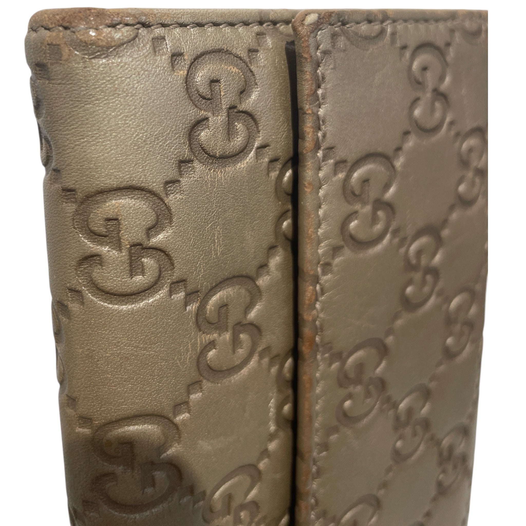 GUCCI/Long Wallet/Monogram/Leather/BEG/L's/GUCCISSAMA HEART WALLET view 10