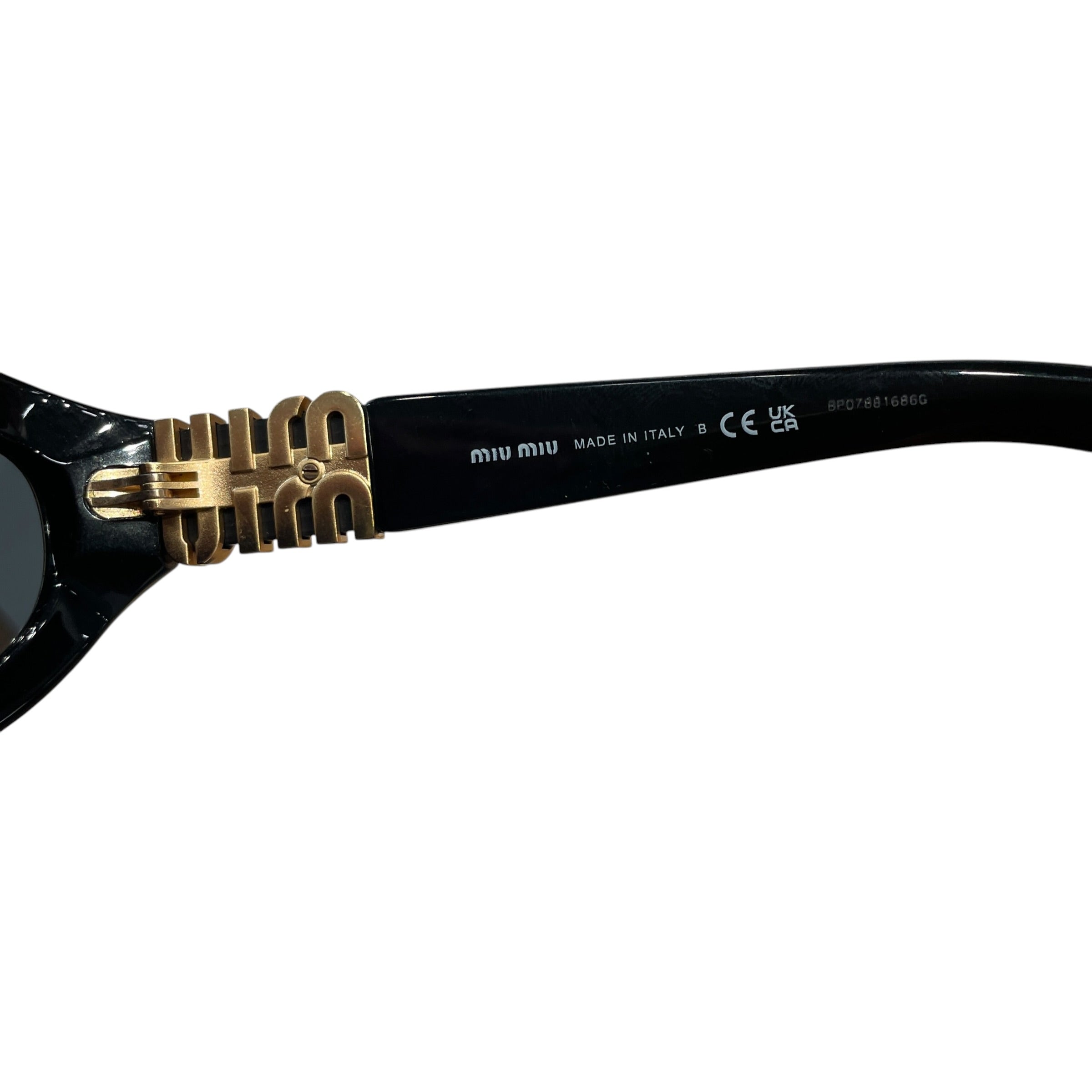 MIU MIU/Sunglasses/Plastic/BLK/M's/GLIMPSE SMU 14Z view 5