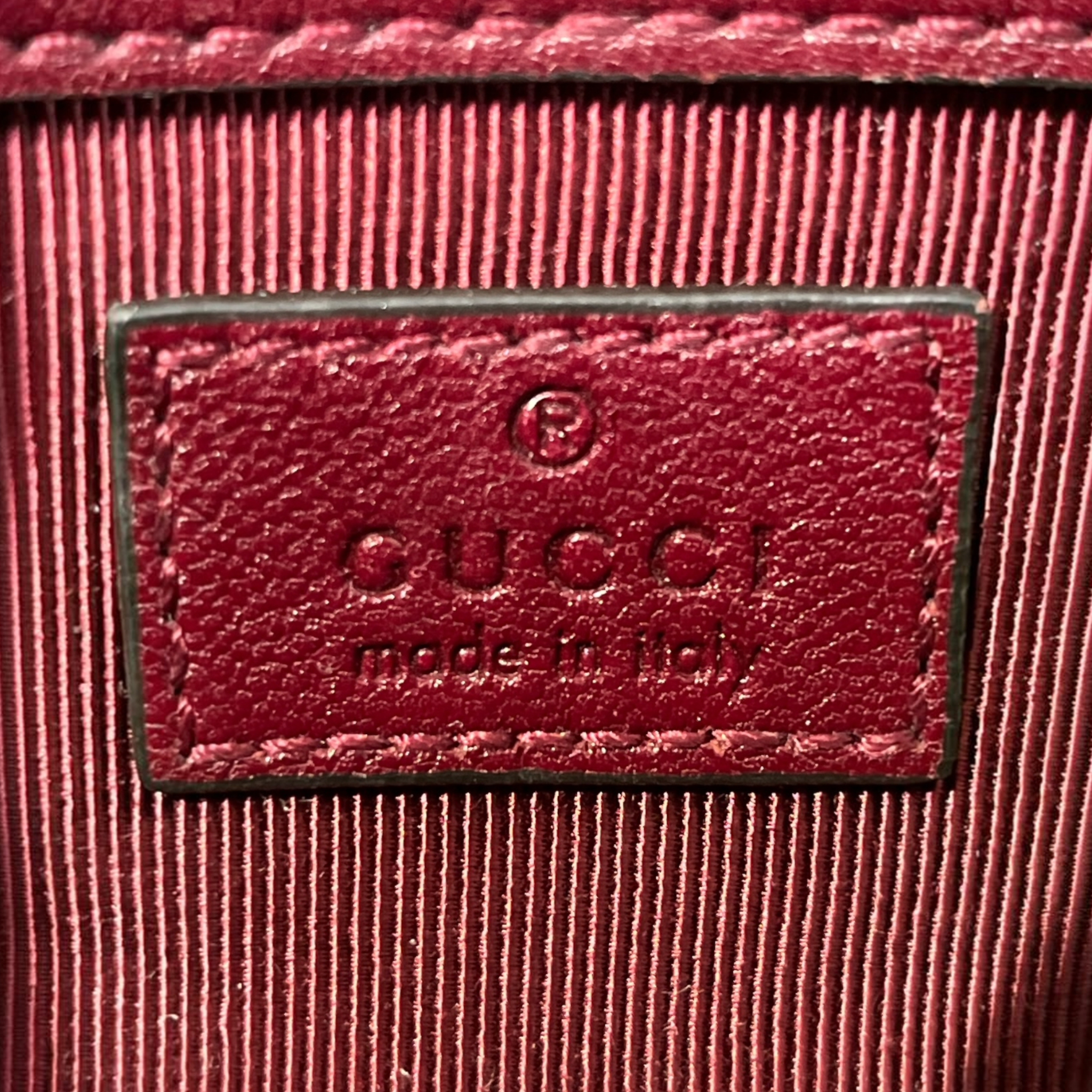 GUCCI/Cross Body Bag/Leather/BRD/GG Marmont Mini Shoulder Bag view 7