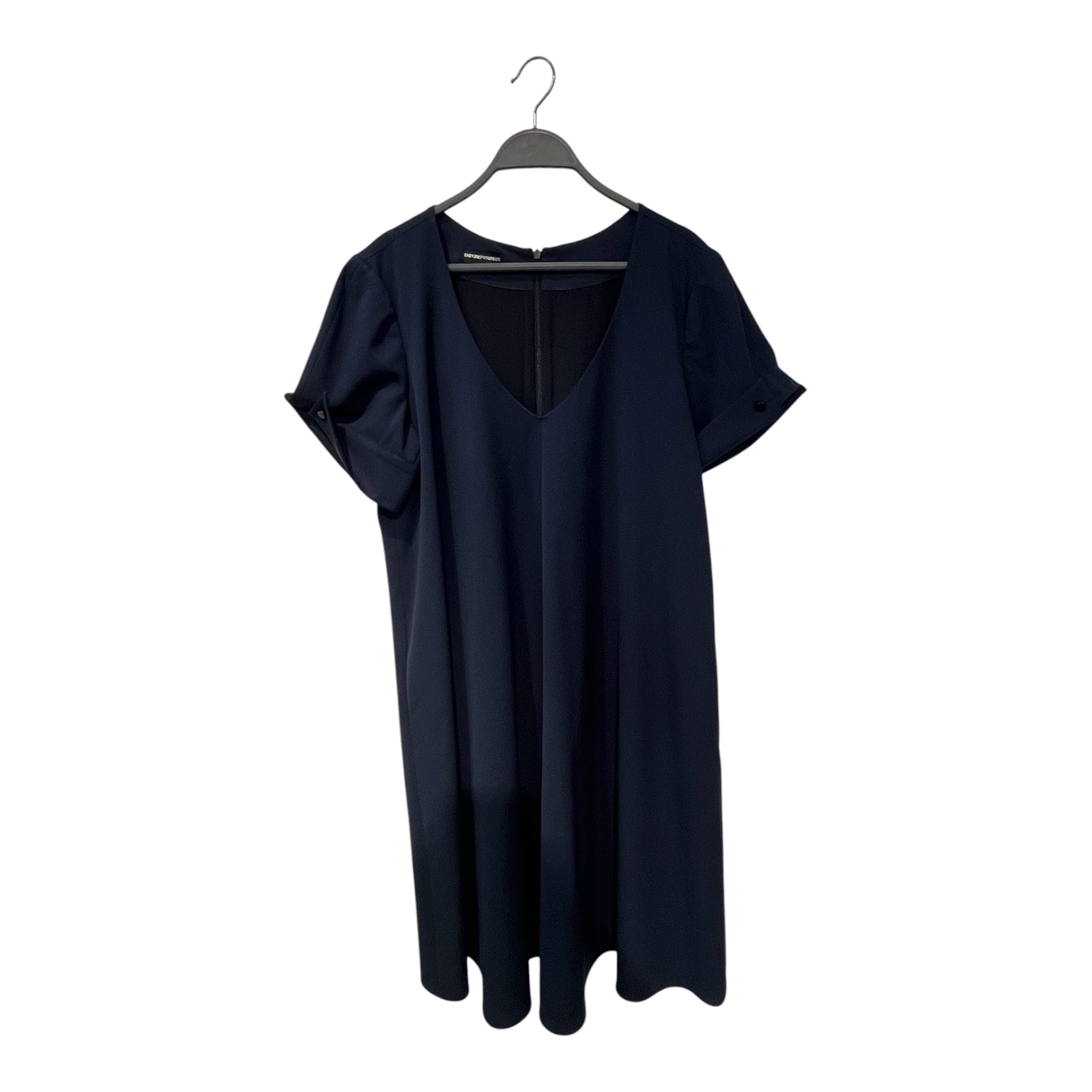 EMPORIO ARMANI/Dress/46/Cotton/NVY/RN103723 BUTTONS ON SLEEVES view 1