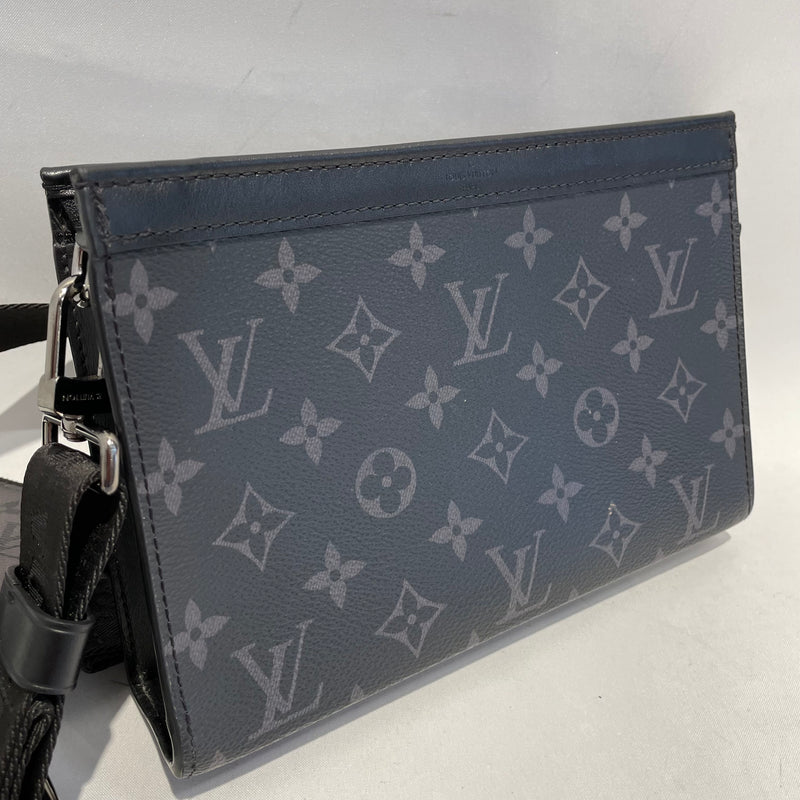 LOUIS VUITTON/Wallet/Monogram/Leather/BLK/Gaston Wearable Wallet