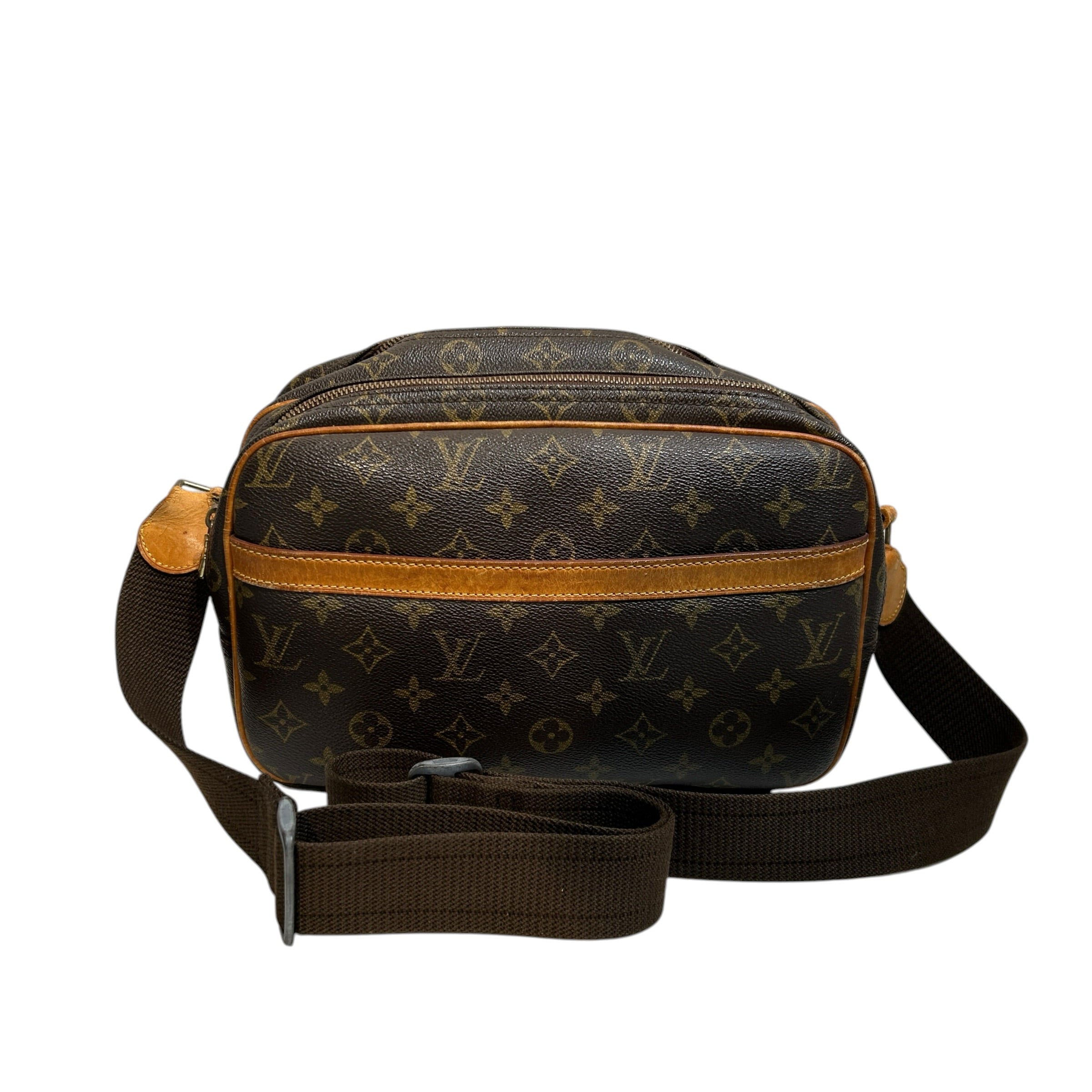 LOUIS VUITTON/Cross Body Bag/Monogram/Leather/BRW/REPORTER PM view 1