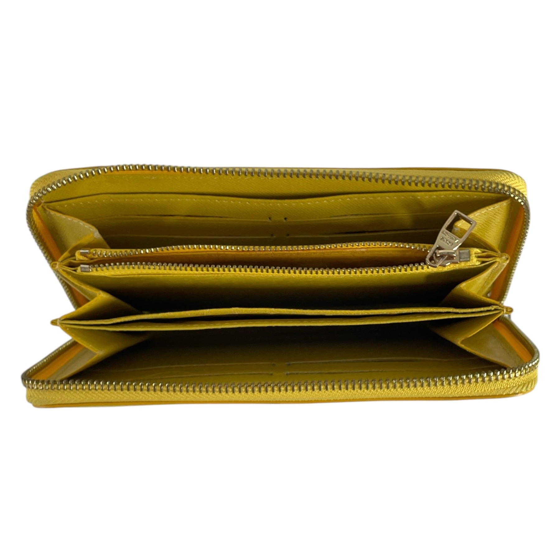 LOUIS VUITTON/Long Wallet/Leather/YEL/ZIP AROUND MAISON FONDEE view 3