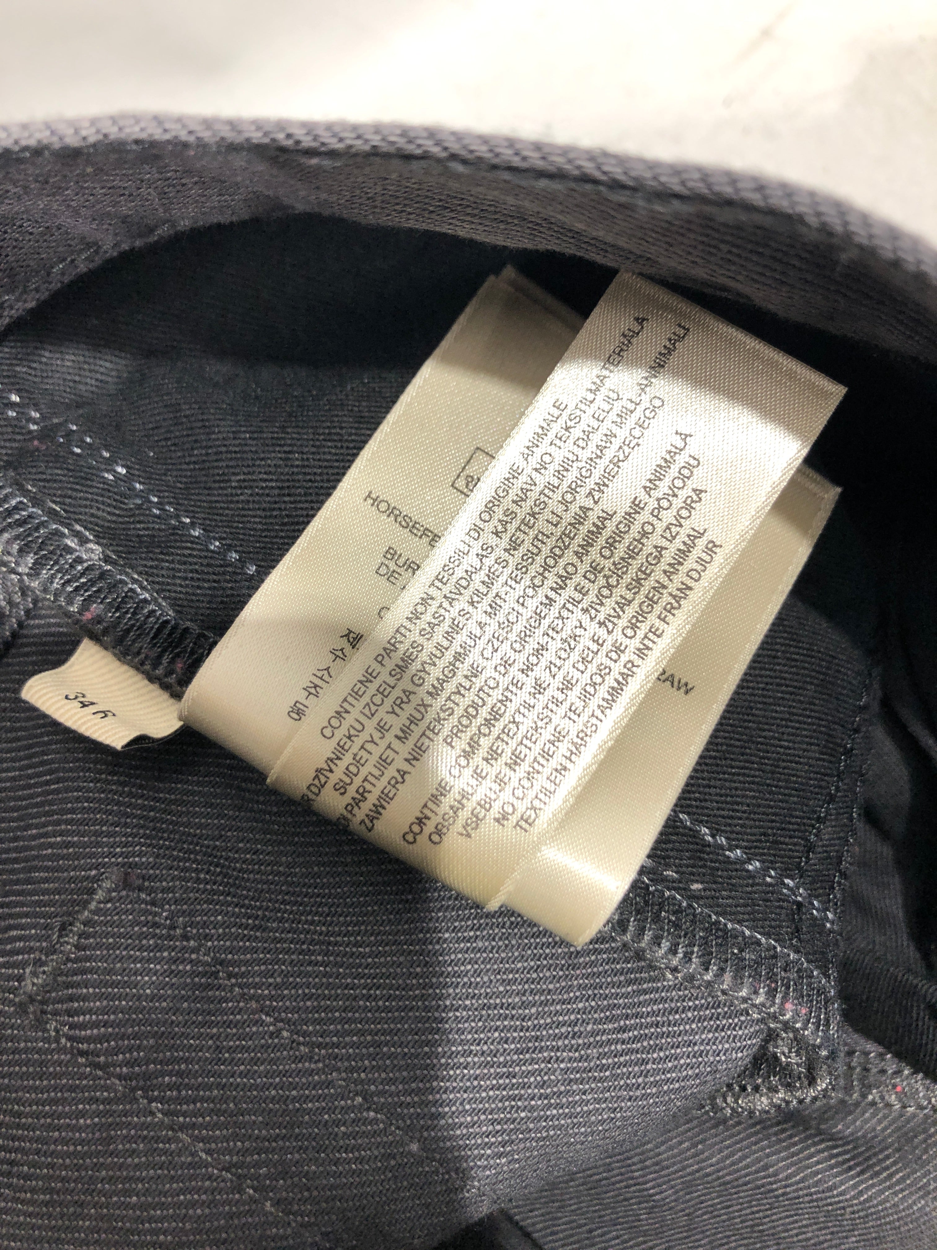 BURBERRY LONDON/Pants/34/Cotton/GRY/CLEAN DENIM view 10