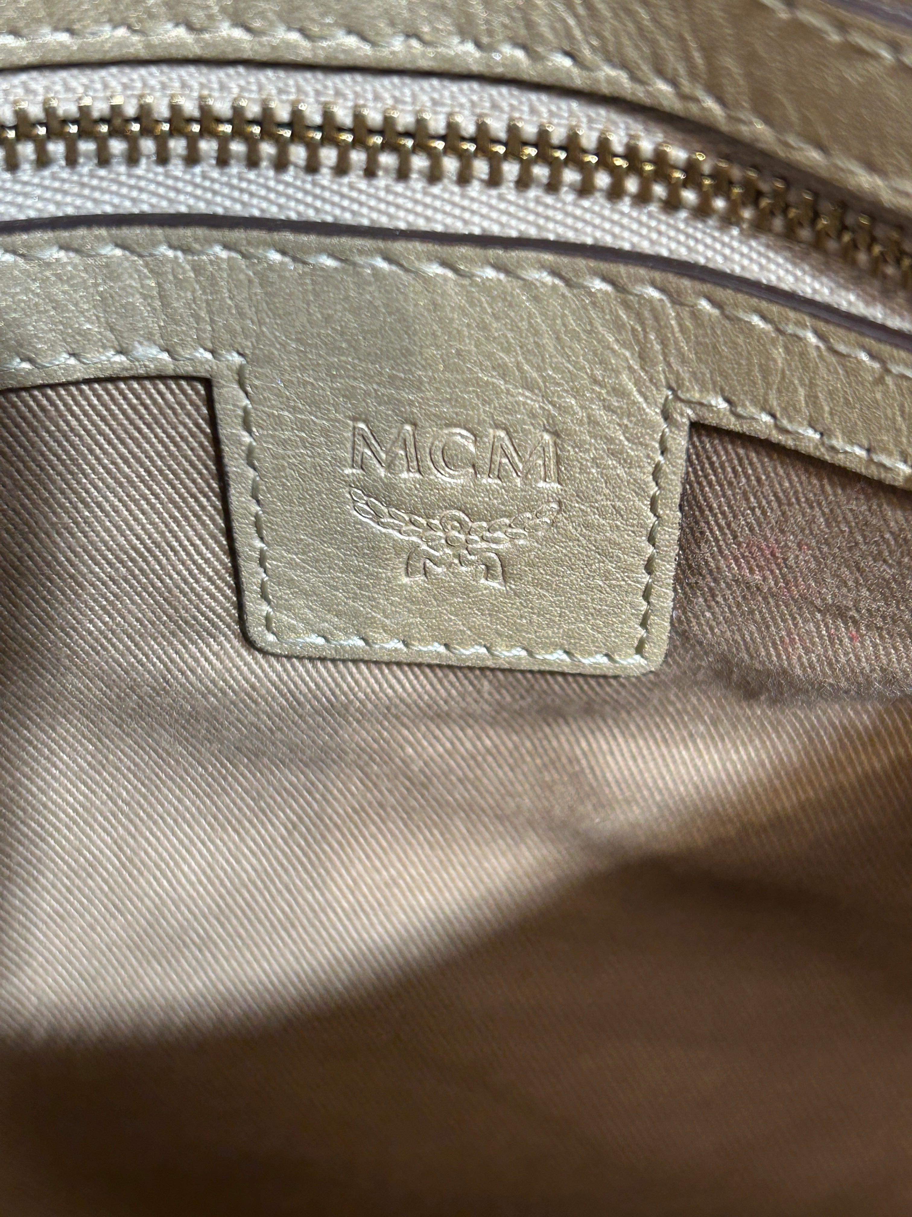 MCM/Cross Body Bag/Monogram/Leather/GLD/MCM MONOGRAM POUCH view 6