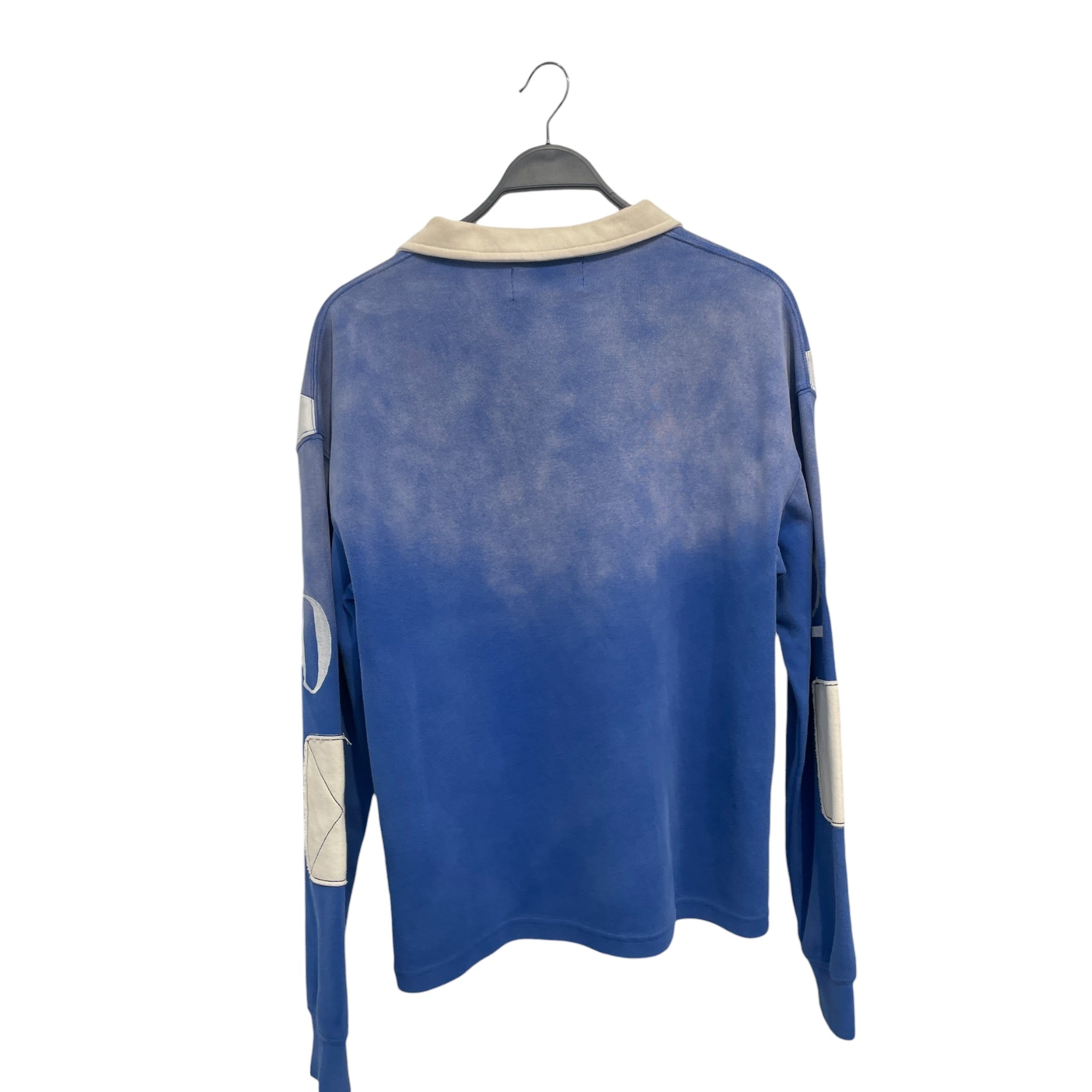 Vale Forever/Polo Shirt/S/Cotton/BLU/Graphic/LS RUGBY ELBOW PADS view 2