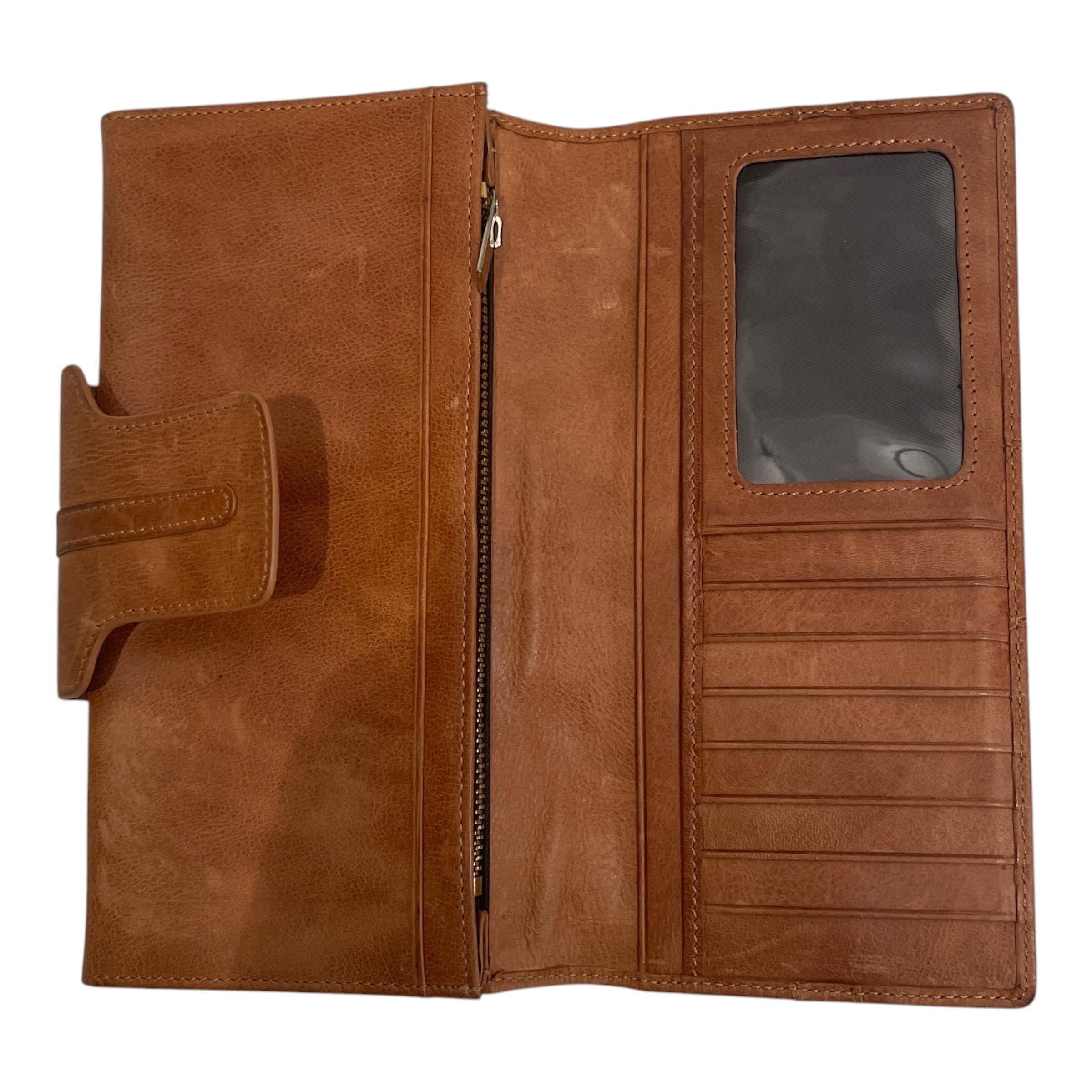 JIMMY CHOO/Long Wallet/Leather/BEG/FRONT BUCKLES view 5