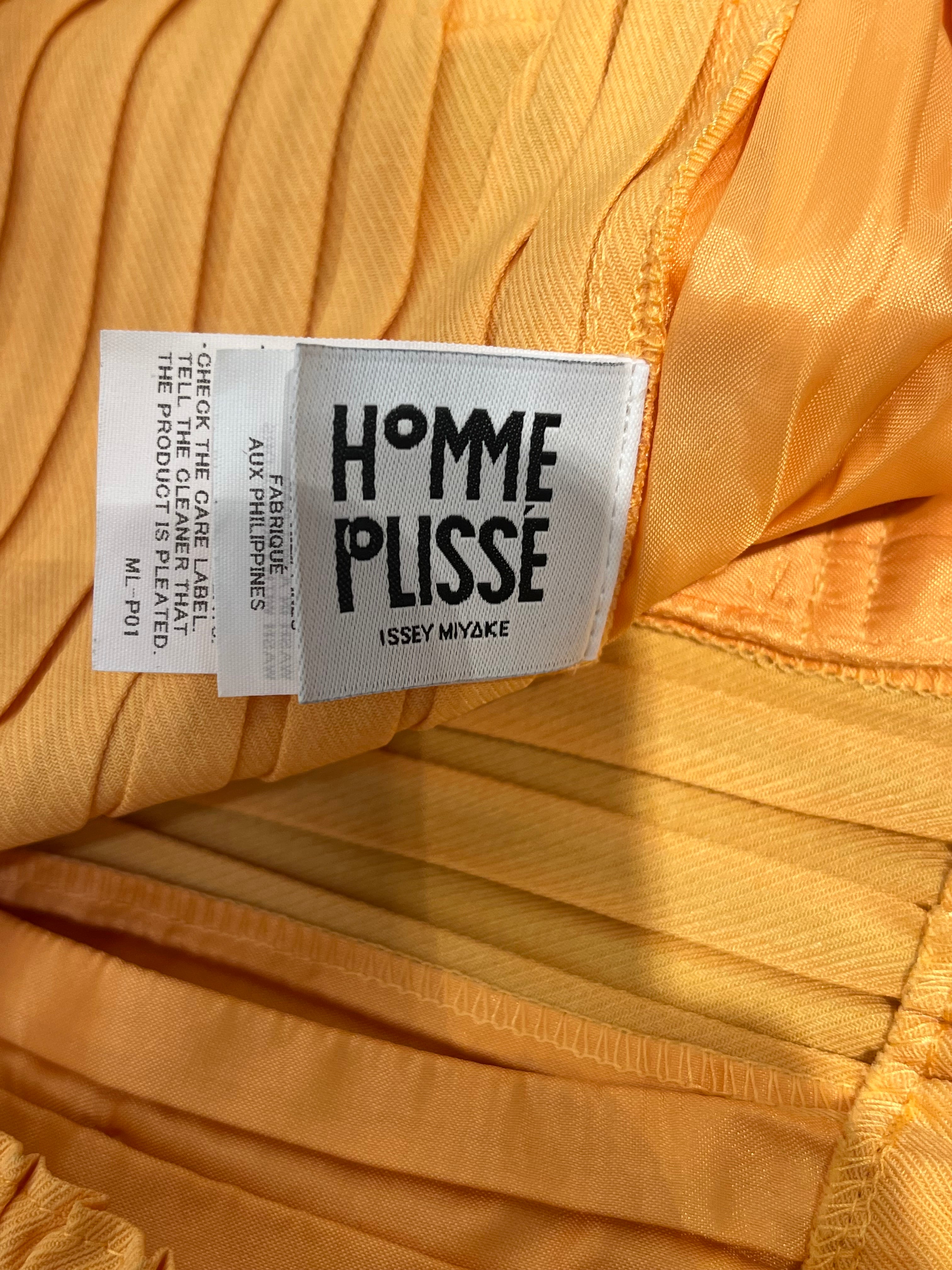 ISSEY MIYAKE/Pants/3/Polyester/ORN/HOMME PLISSE ORANGE PLEATS view 3