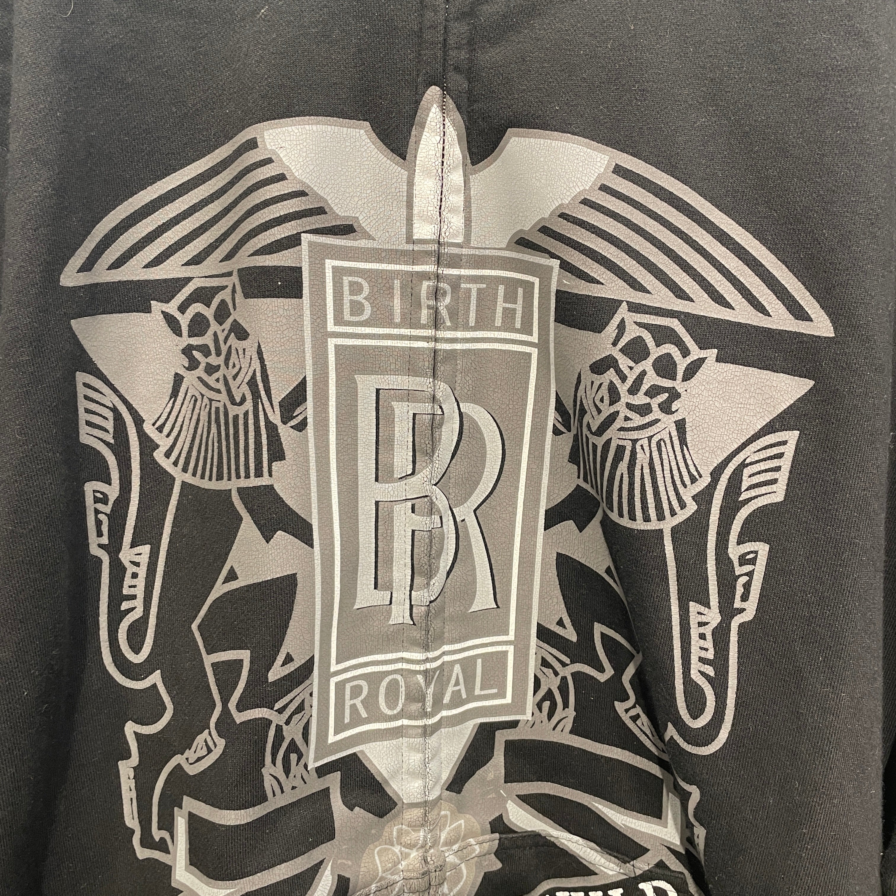 Birth Of Royal Child/Hoodie/M/Cotton/BLK/ROYCE CROWN view 4