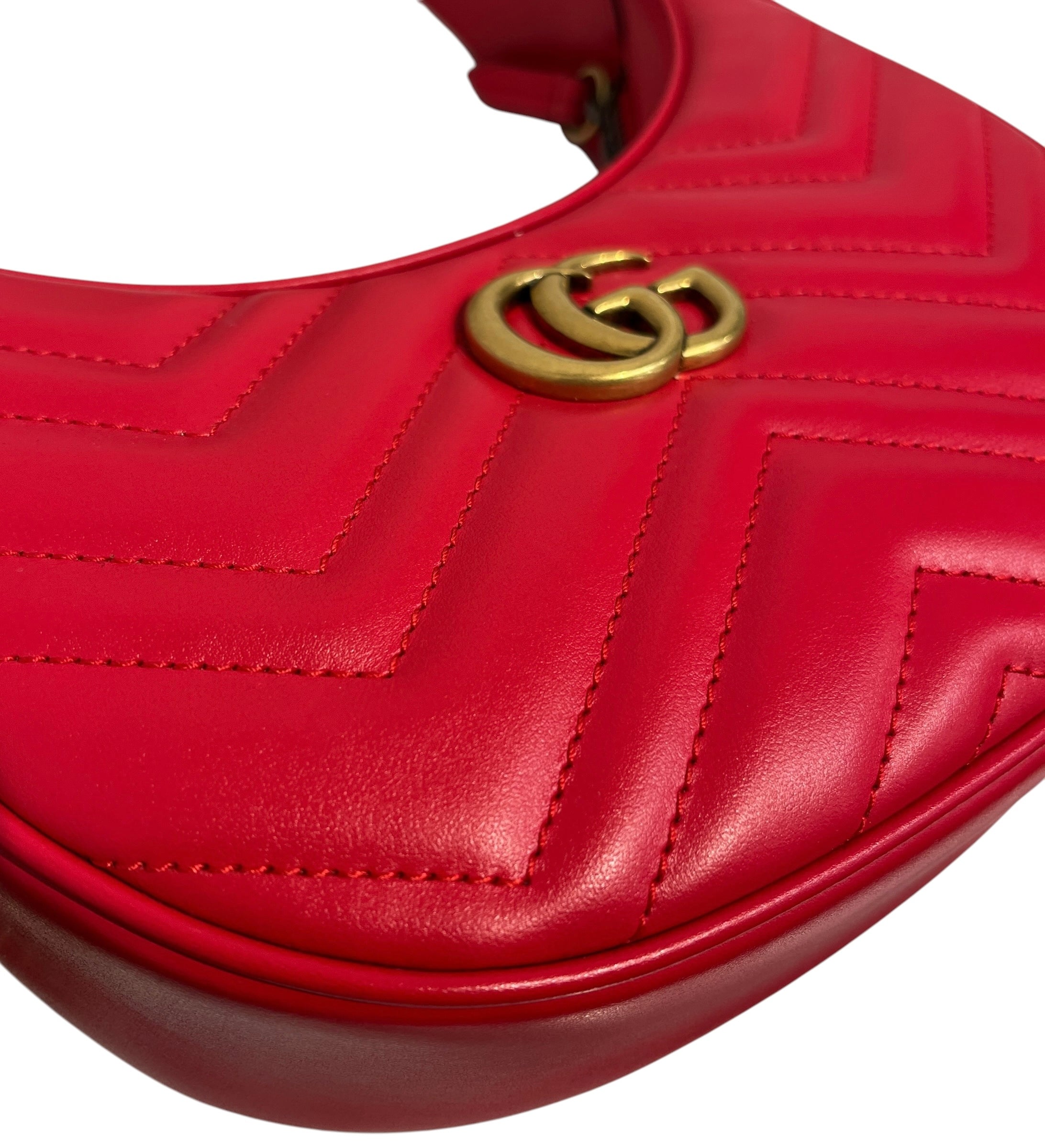GUCCI/Hand Bag/Leather/RED/699514 0416 view 6