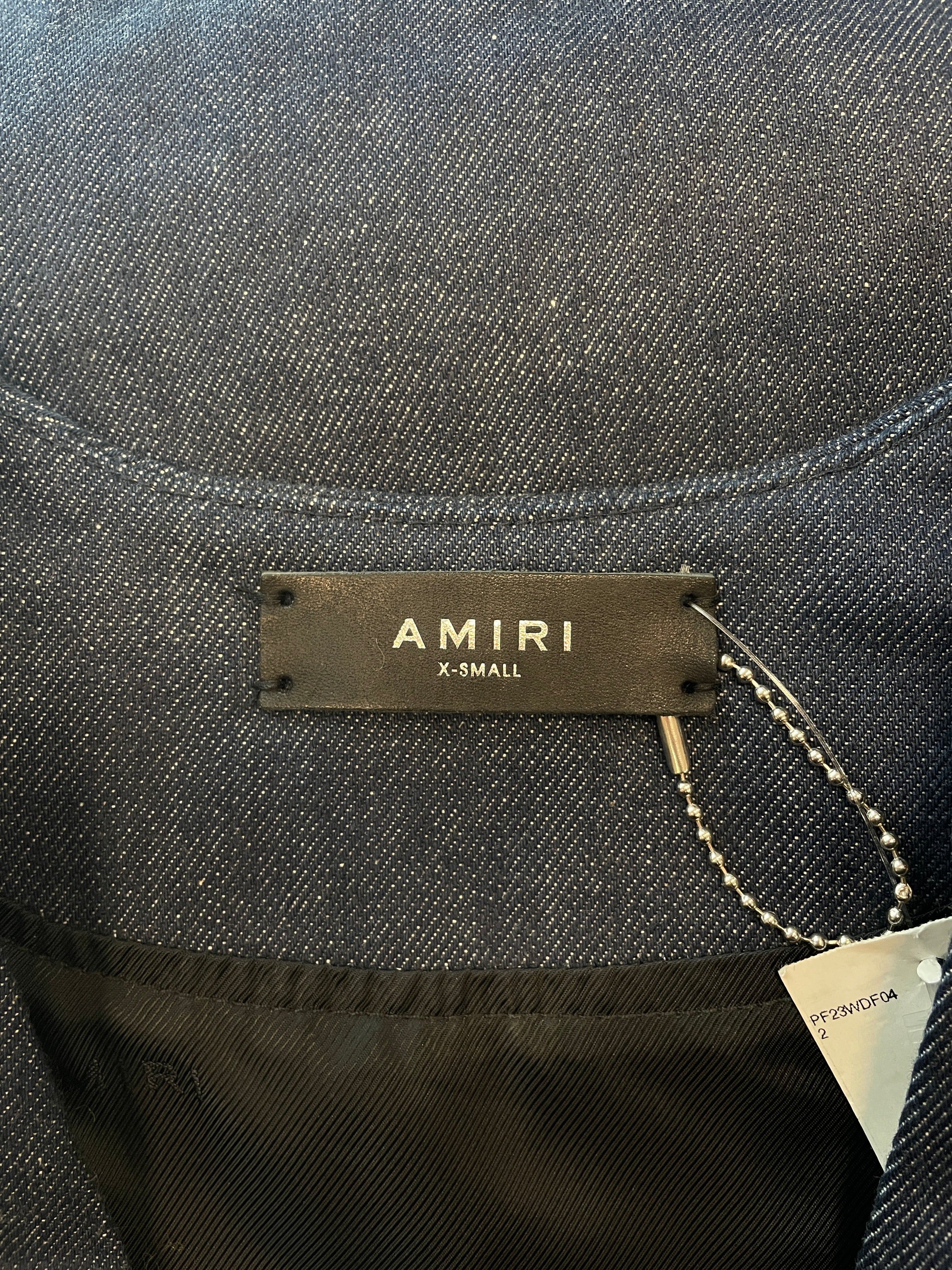 AMIRI/Vest/XS/Cotton/NVY/DENIM VEST view 5