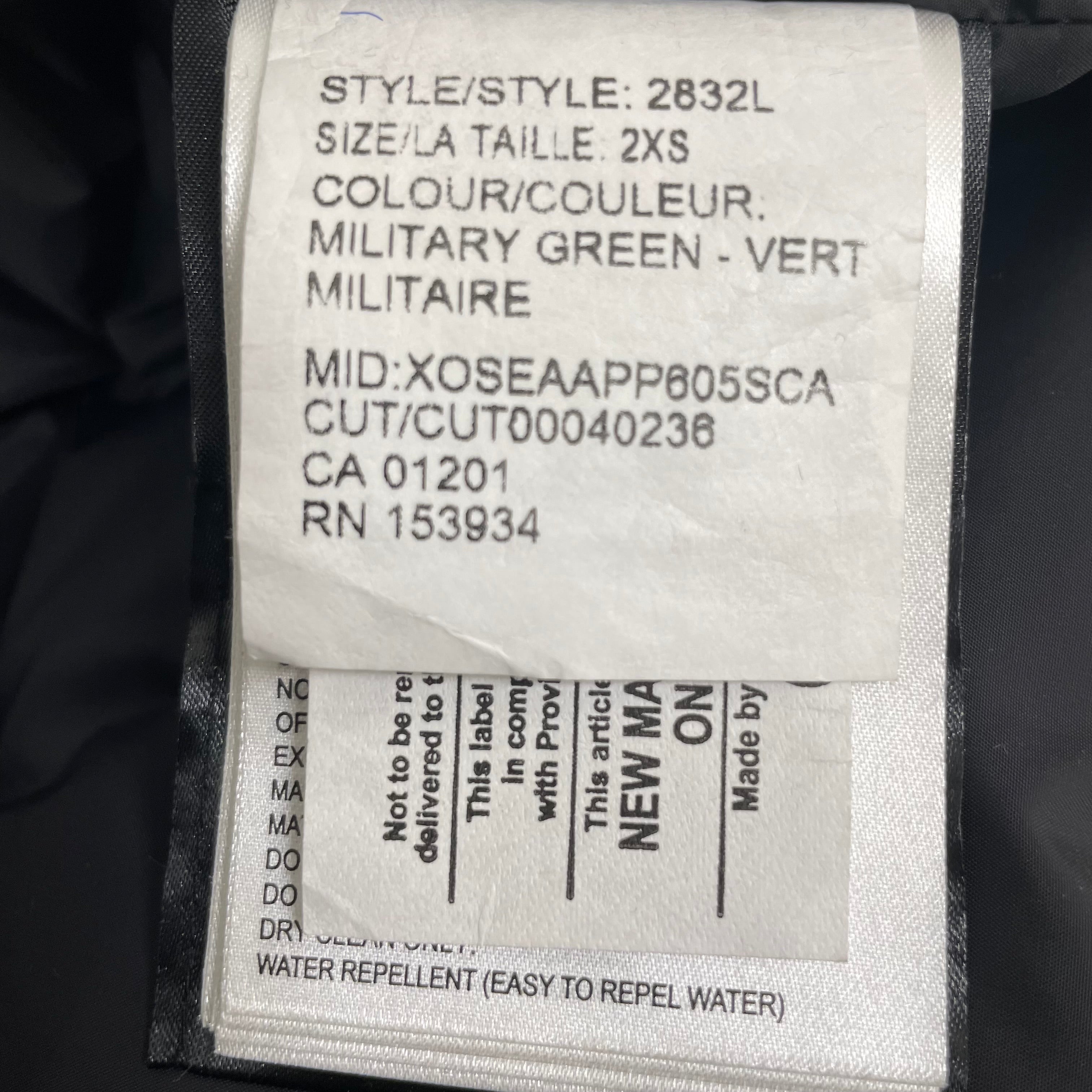 CANADA GOOSE/Puffer Vest/XXS/Nylon/GRN/ view 4