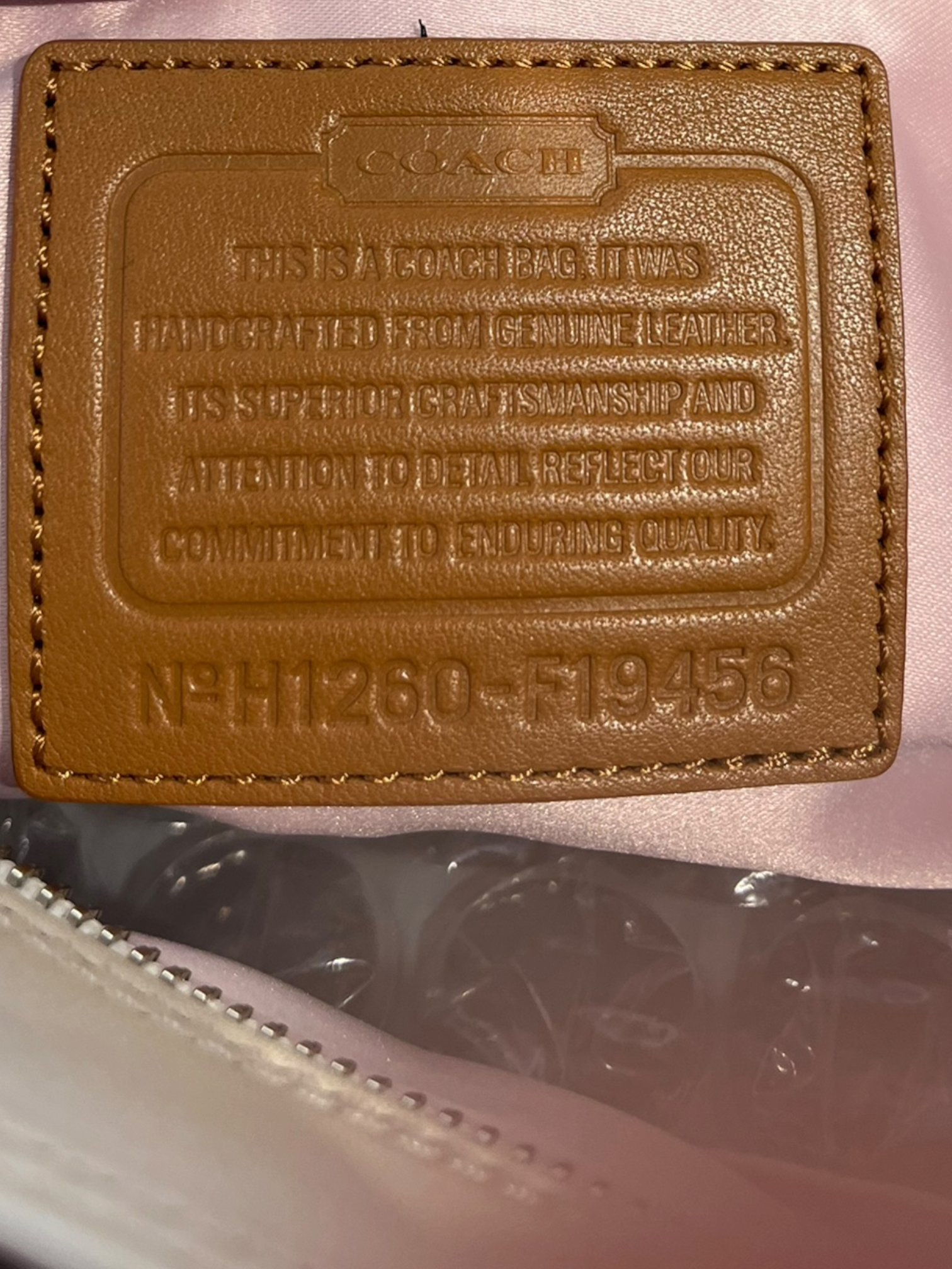 COACH/Hand Bag/Leather/CRM/GALLERY SHOULDER BAG view 4