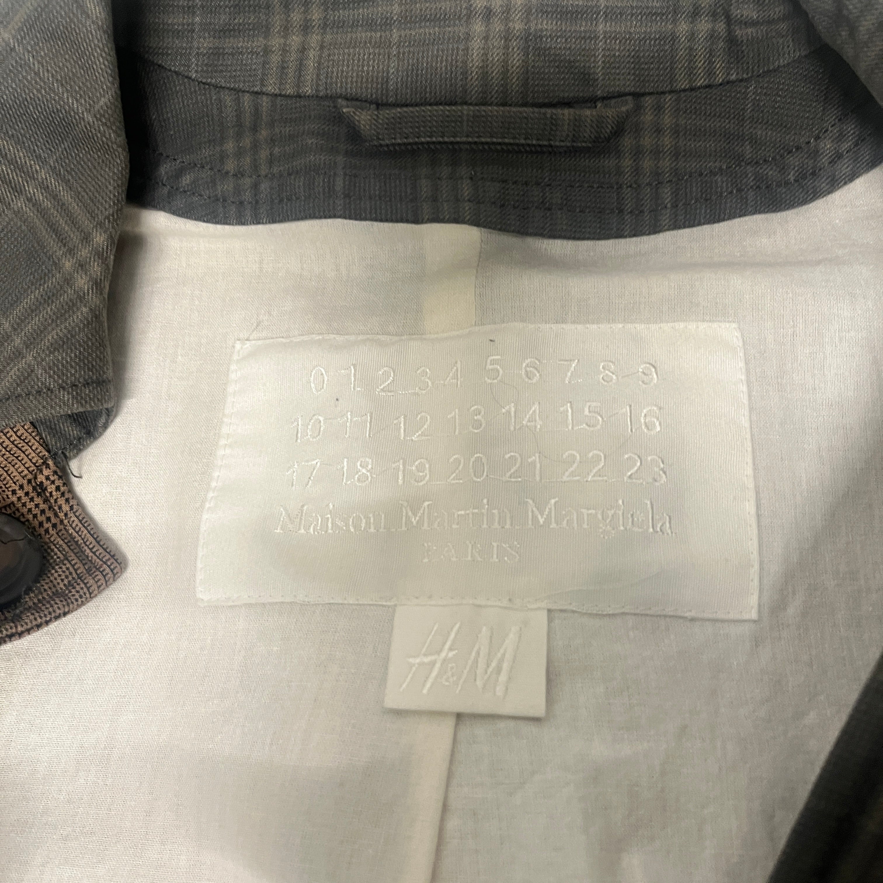 Maison Margiela/H&M/Trench Coat/S/Cotton/BRW/Single Breasted/Plaid/FUSION TRENCH COAT view 4