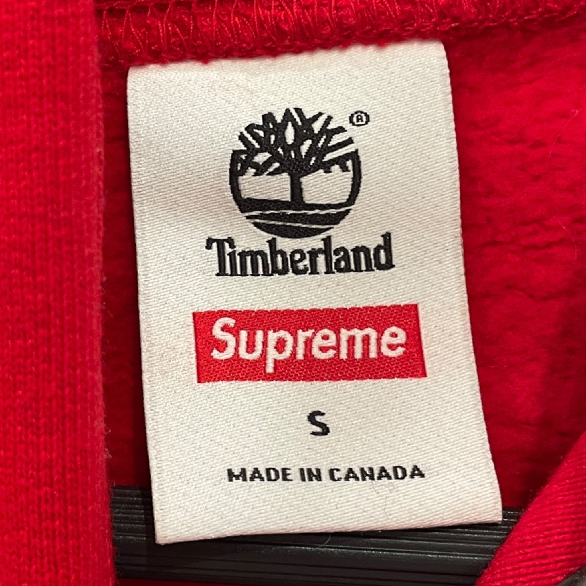 Supreme/Timberland/Hoodie/S/Cotton/RED/ view 3
