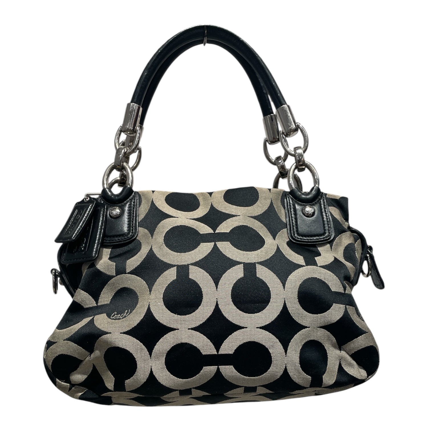 COACH/Hand Bag/Acrylic/BLK/CC ALL OVER PRINT GREY view 2