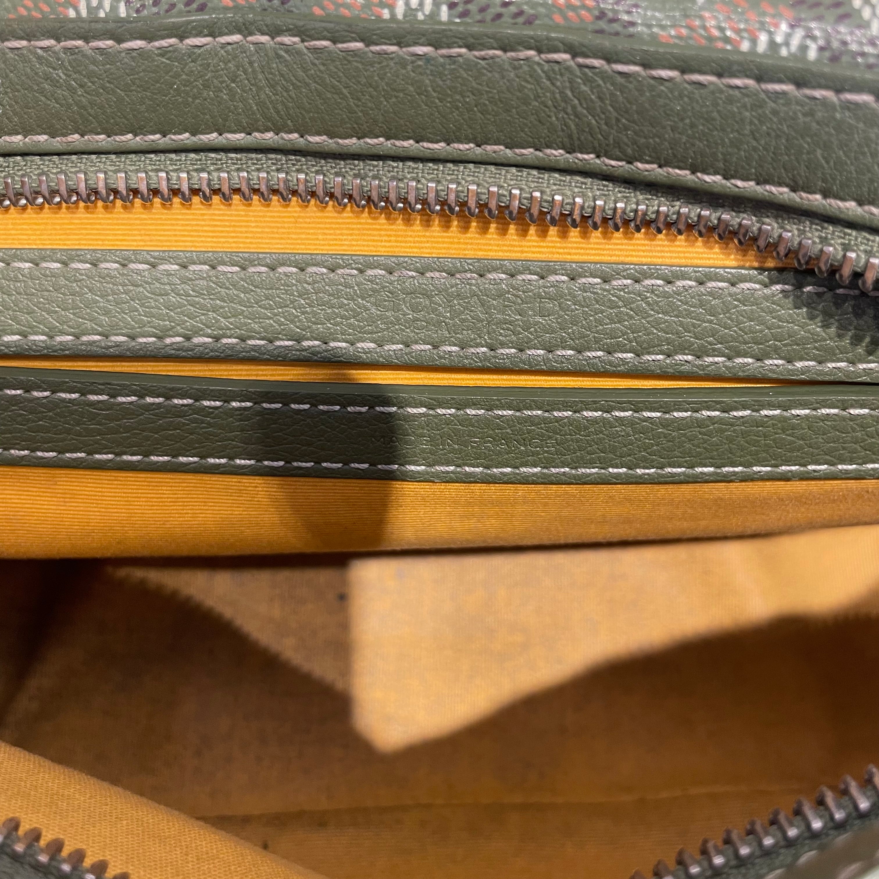 GOYARD/Cross Body Bag/Monogram/Leather/GRN/cap vert pm view 5