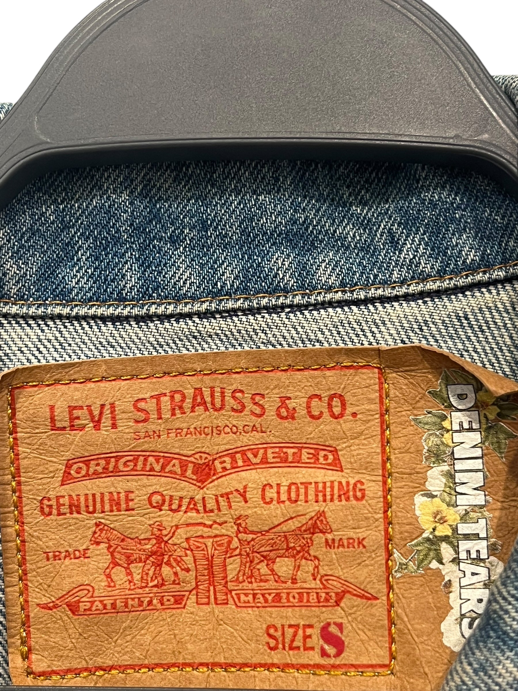 DENIM TEARS/Levi's/Denim Jkt/S/Cotton/IDG/Double Breasted/All Over Print/CA00342 cotton print jkt view 4