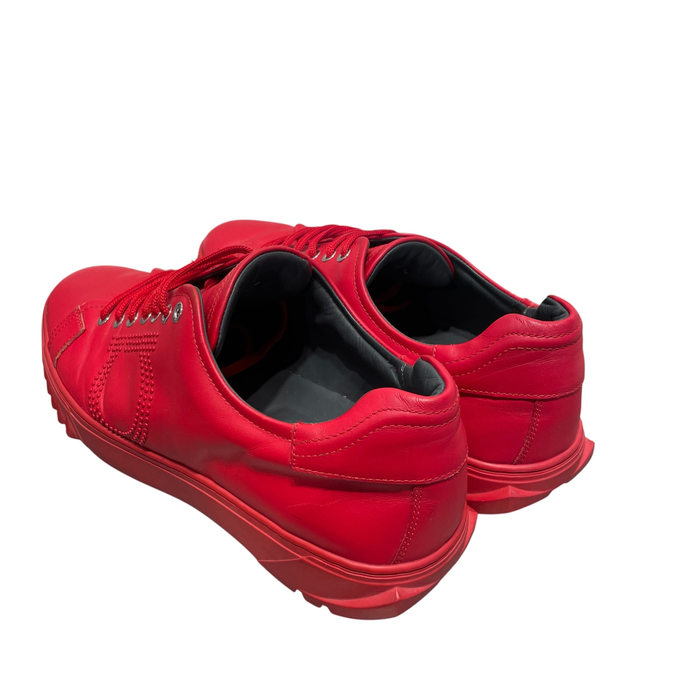Salvatore Ferragamo/Low-Sneakers/US 10/Acrylic/RED/ view 2