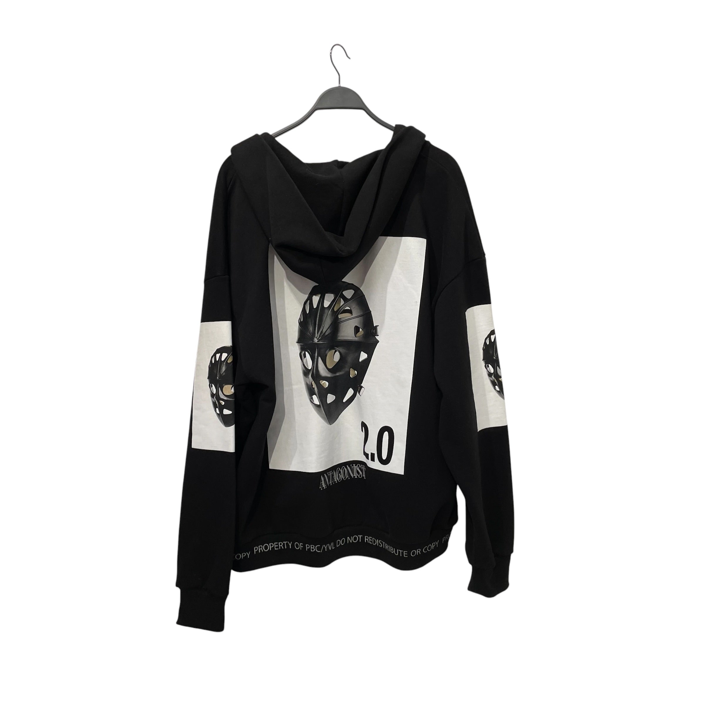 OPIUM/Zip Up Hoodie/XL/All Over Print/Cotton/BLK/ANTAGONIST 2.0 Hoodie view 2
