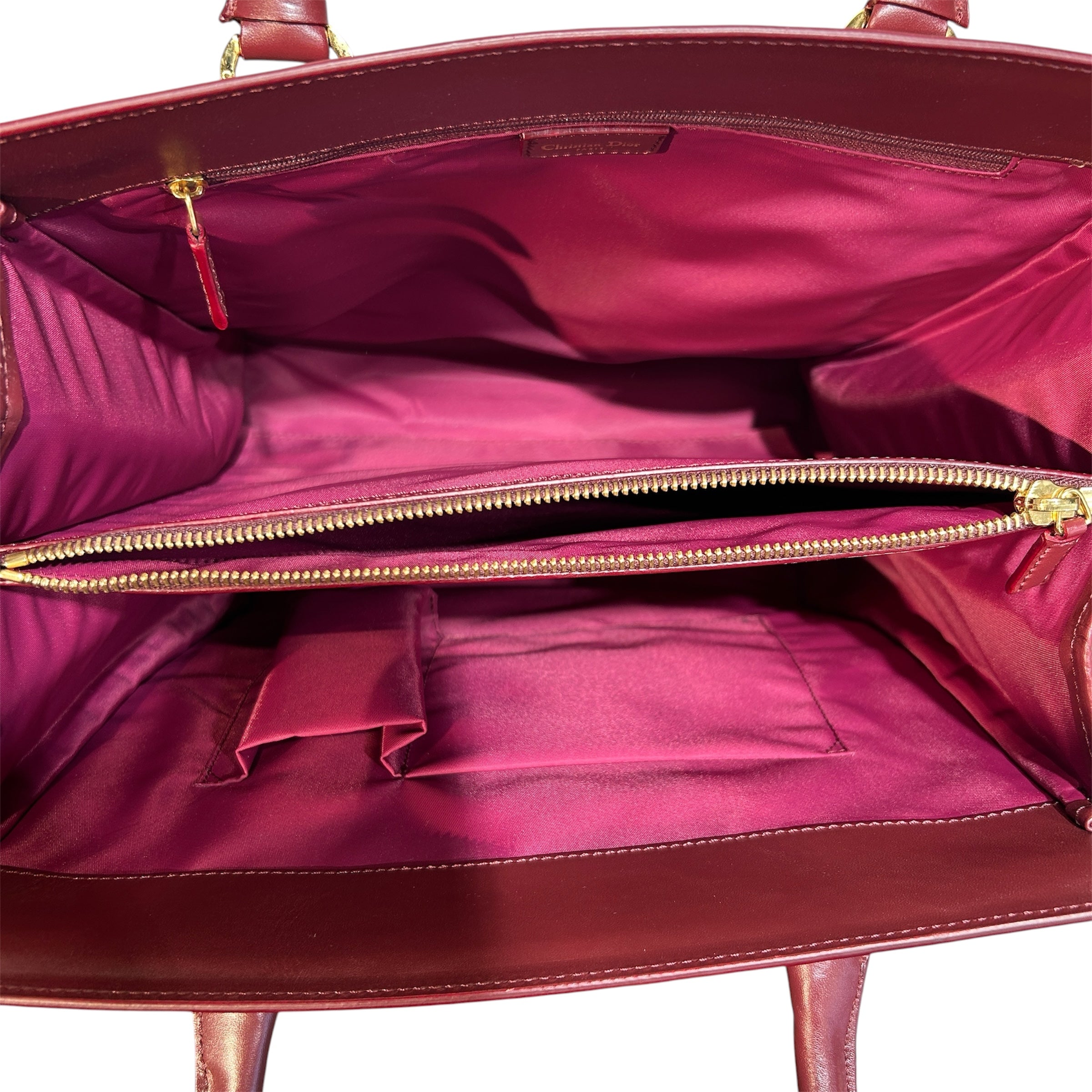 Christian Dior/Hand Bag/Monogram/Leather/BRD/DIORISSIMO TOP HANDLE BAG view 4