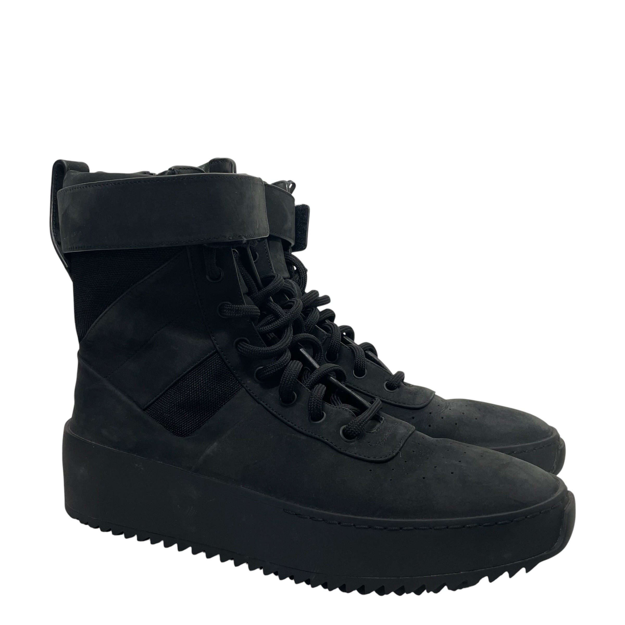 FEAR OF GOD/Hi-Sneakers/EU 40/BLK/military view 4