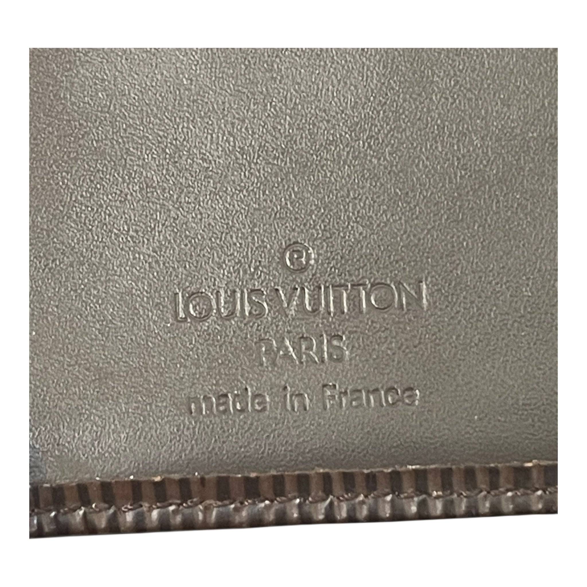 LOUIS VUITTON/Bifold Wallet/Leather/BRW/clasp epileather view 7