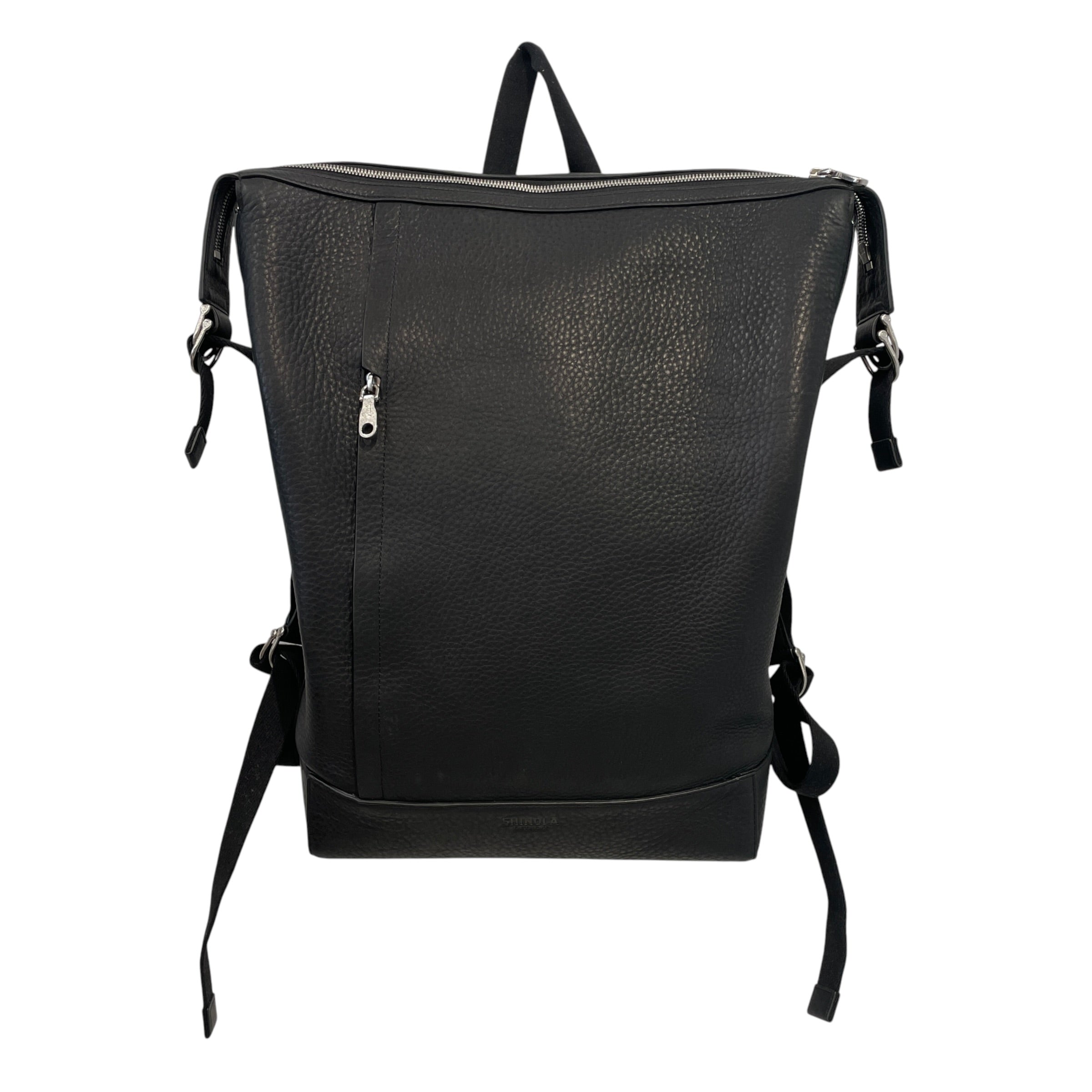 SHINOLA/Backpack/Leather/BLK/canfield backpack view 1