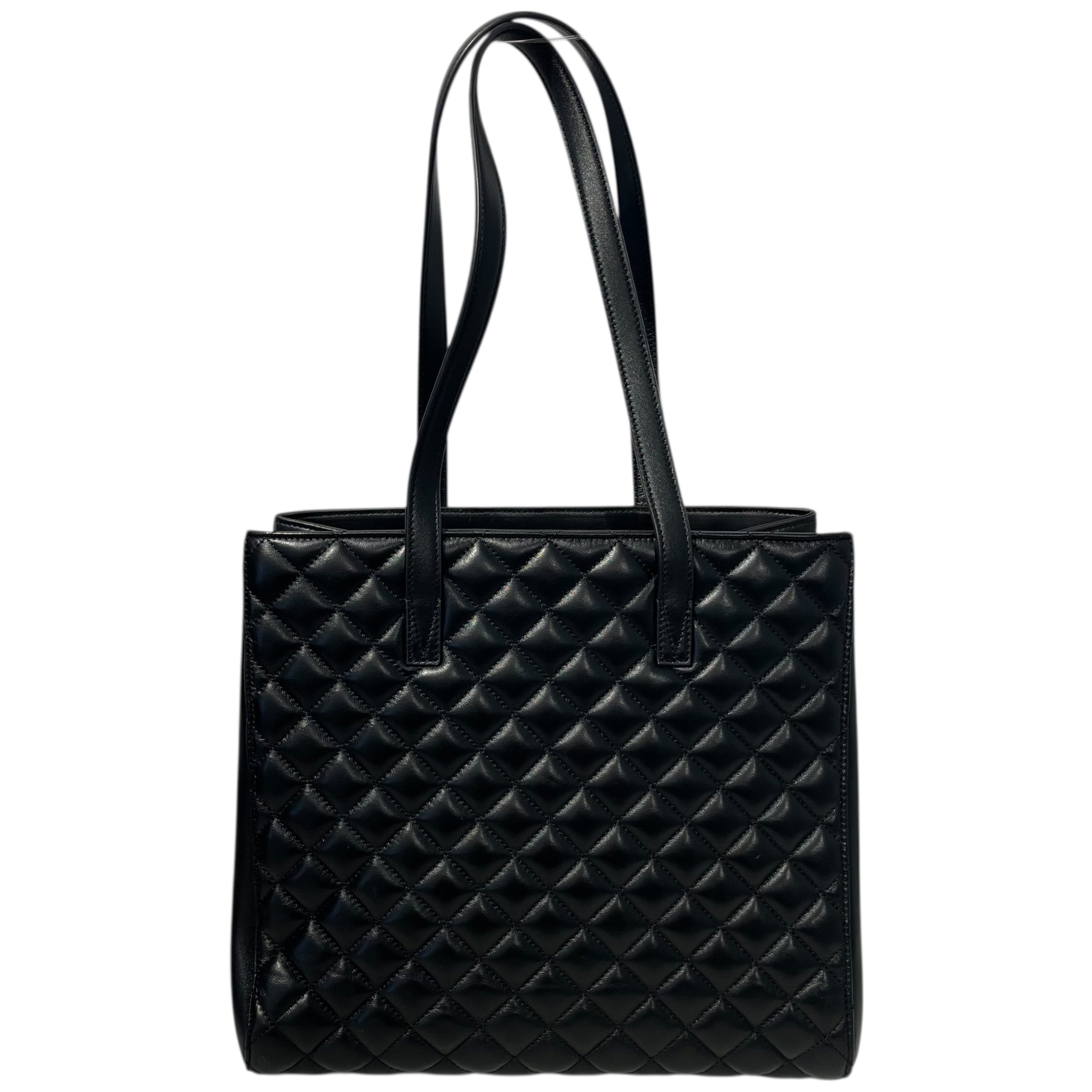 GIANNI VERSACE/Tote Bag/Leather/BLK/versace medusa quilted bag view 2