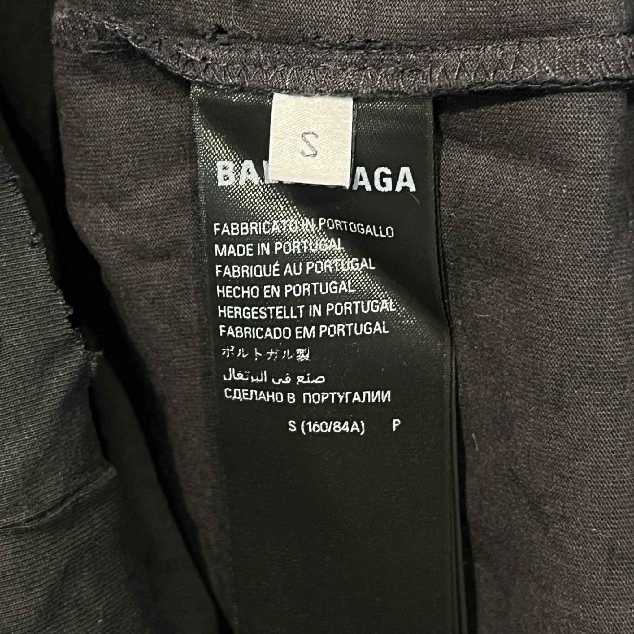 BALENCIAGA/Cut & Sew/S/Cotton/BLK/ view 4