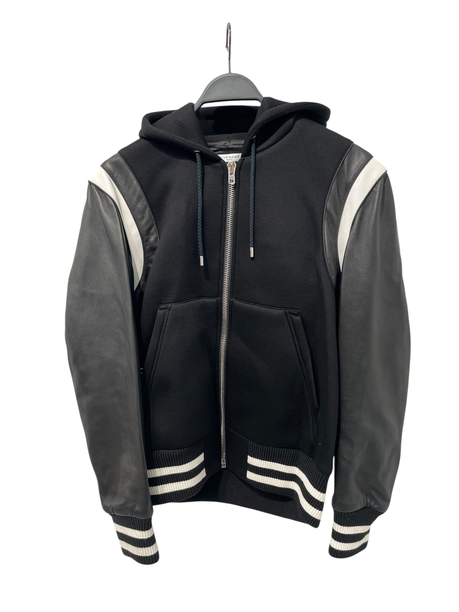 GIVENCHY/Jacket/48/Leather/BLK/SCUBA HOODED TEDDY JKT view 1