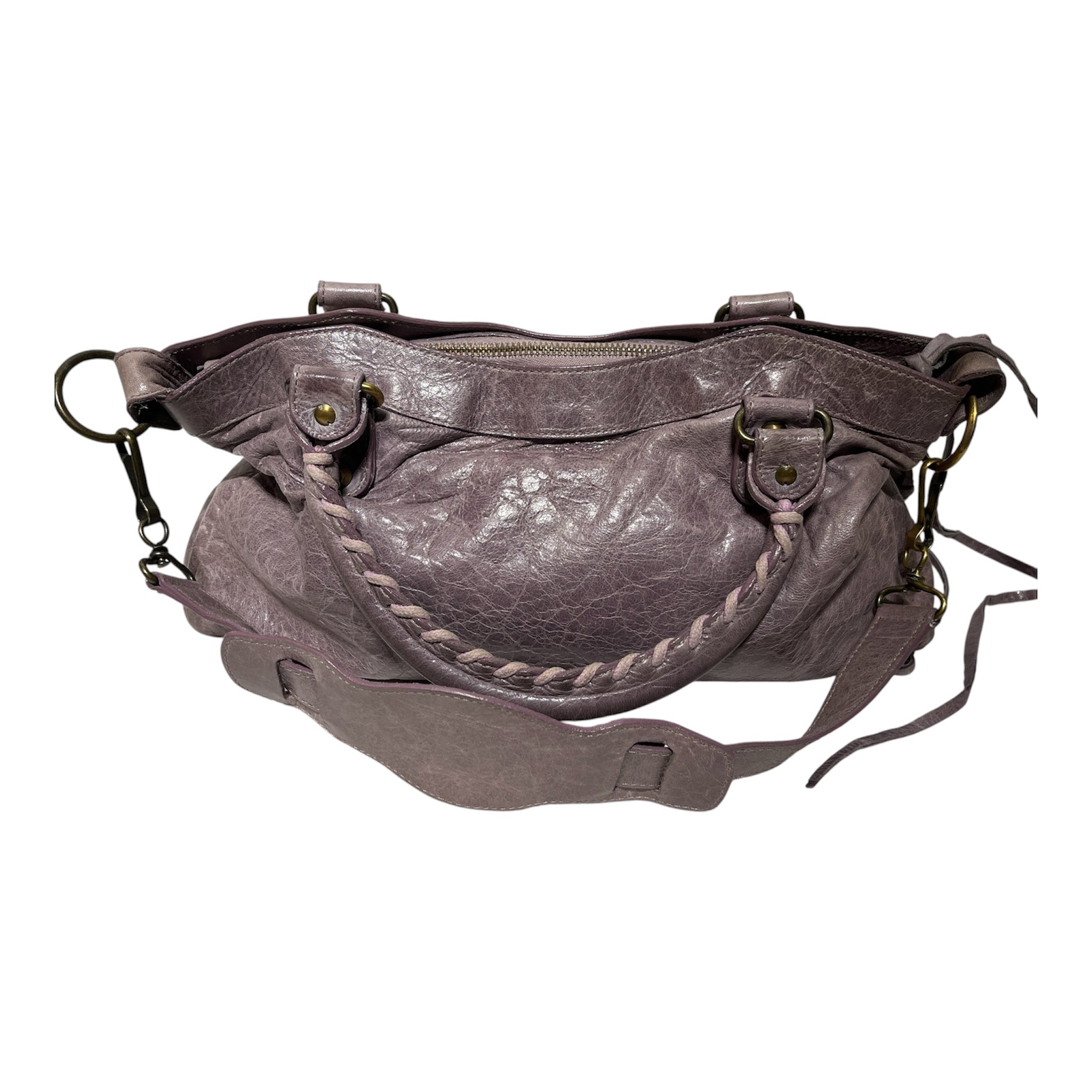 BALENCIAGA/Bag/Leather/PPL/LAVENDER GLD HARDWARE CITY view 2