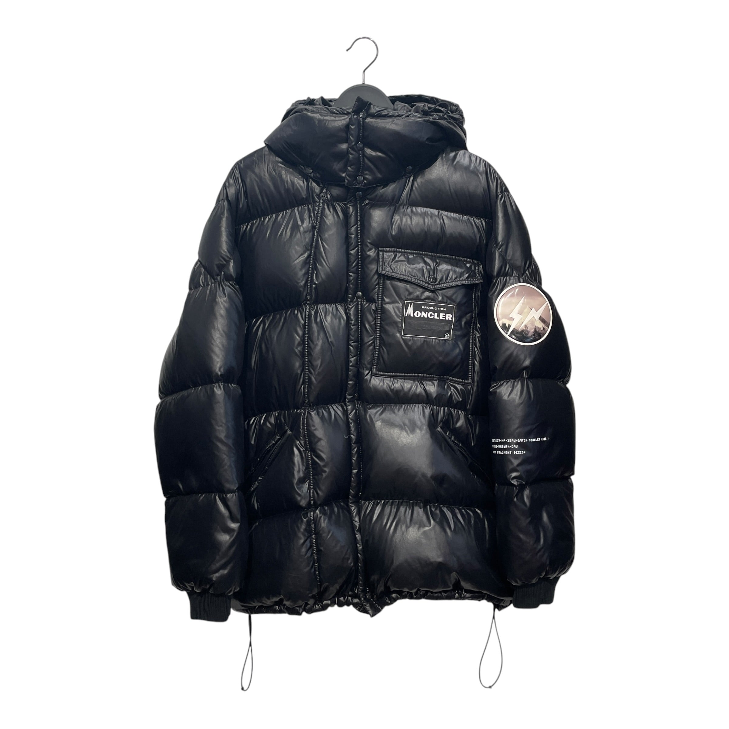 MONCLER/FRAGMENT DESIGN/Puffer Jkt/5/Nylon/BLK/GIUBBOTTO WITH ARM PATCH view 1