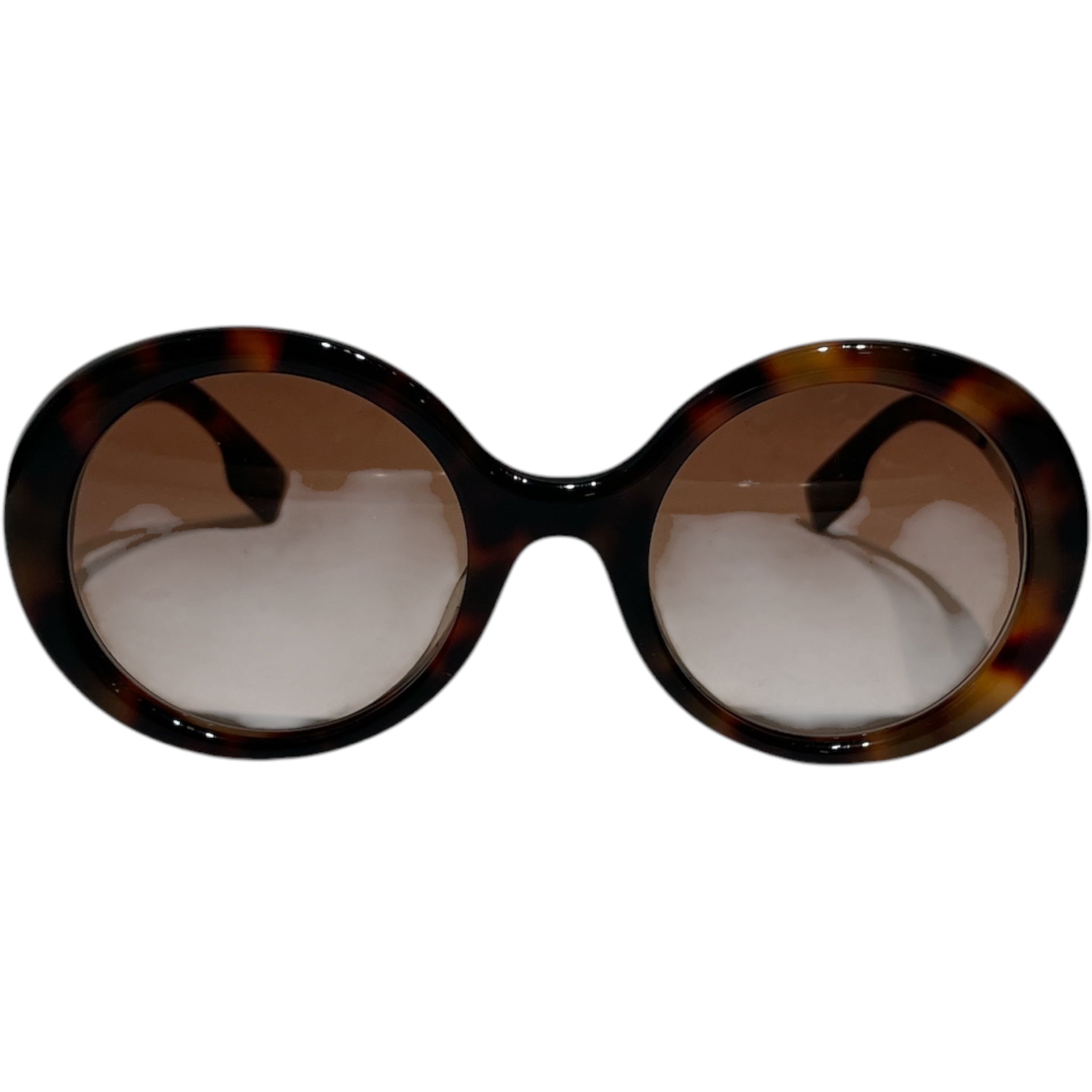 BURBERRY/Sunglasses/All Over Print/Celluloid/BRW/L's/BE4314 Roung Tortoise Glasses view 1