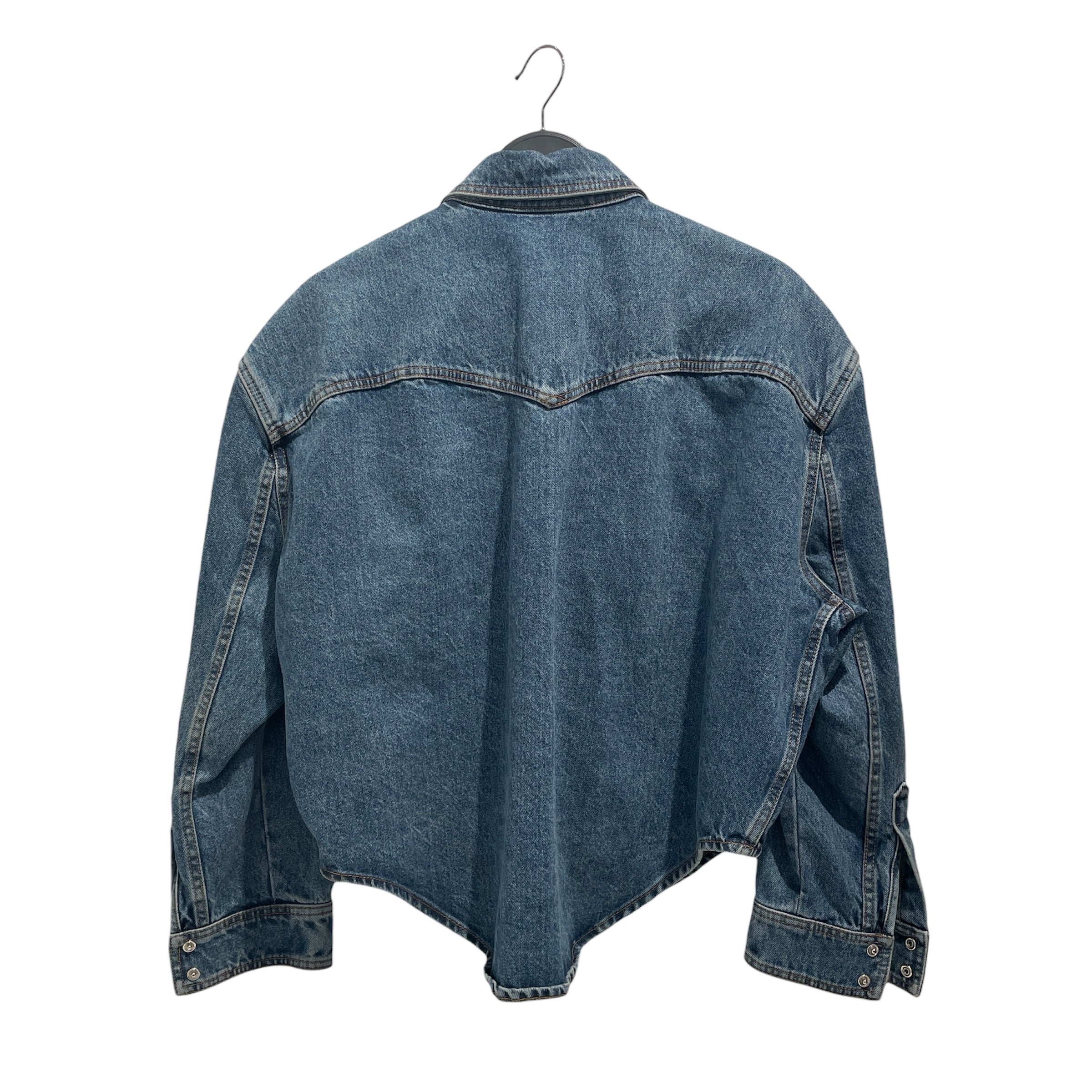 BALENCIAGA/LS Shirt/L/Denim/IDG/SS17 Western Shirt view 2