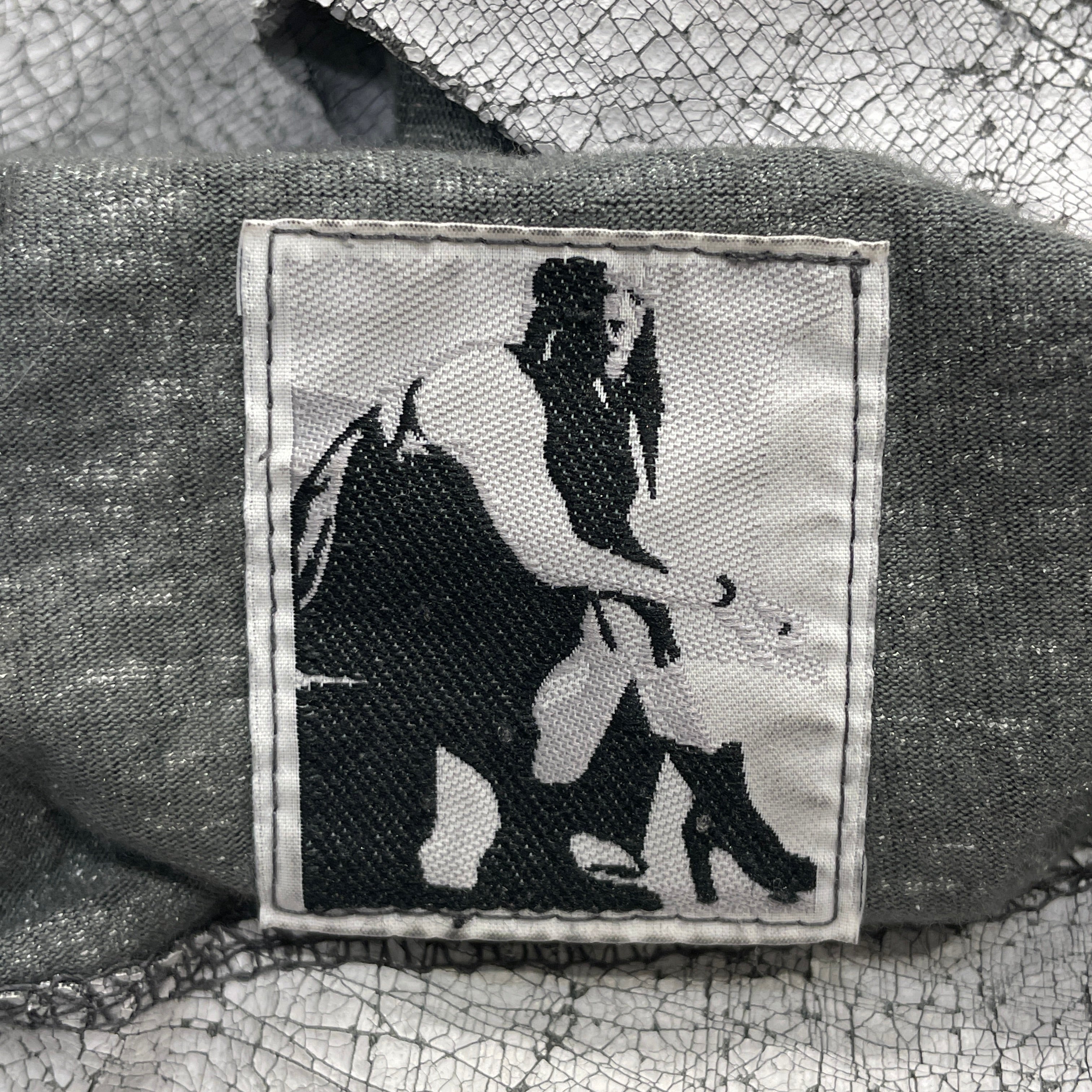 RICK OWENS DRKSHDW/T-Shirt/M/Cotton/GRY/CRACKLE view 3