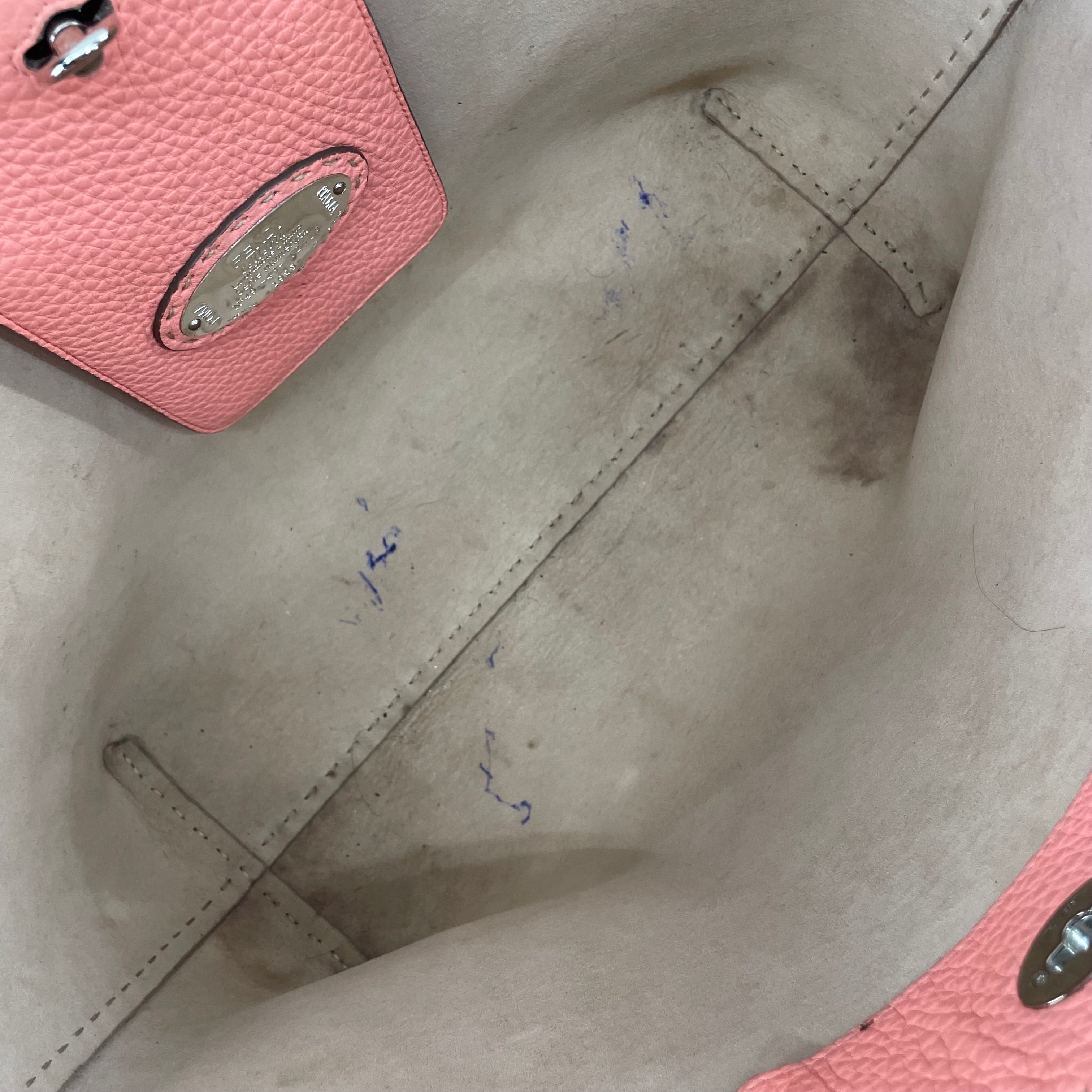 FENDI/Tote Bag/Leather/PNK/PINK INTERIOR SELLERIA view 8
