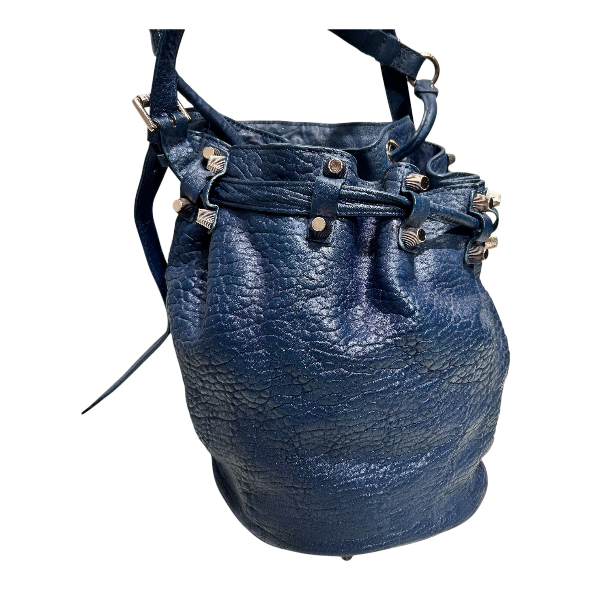 Alexander Wang/Hand Bag/Leather/NVY/Diego Bucket Bag view 6