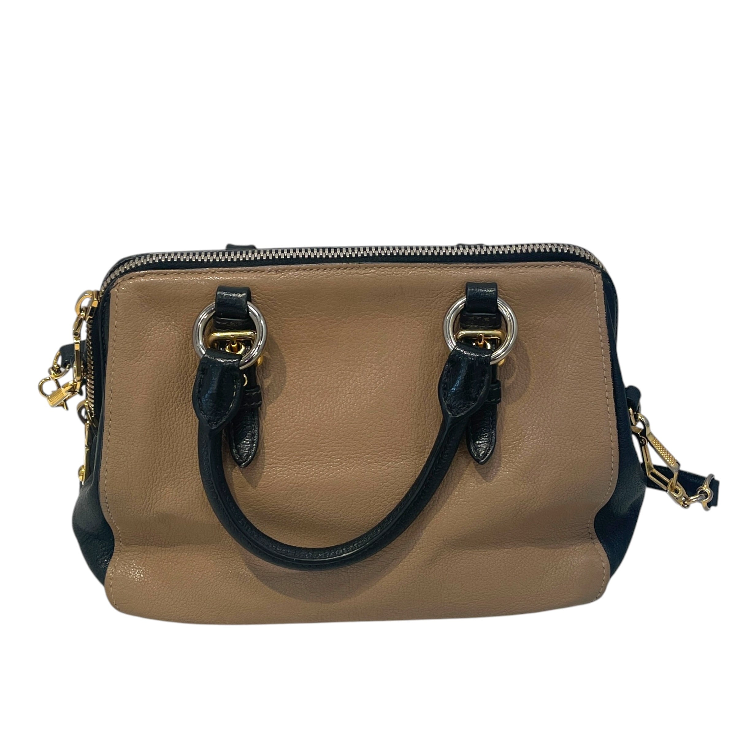 MIU MIU/Bag/Leather/BRW/Madras Bowler BAg view 2