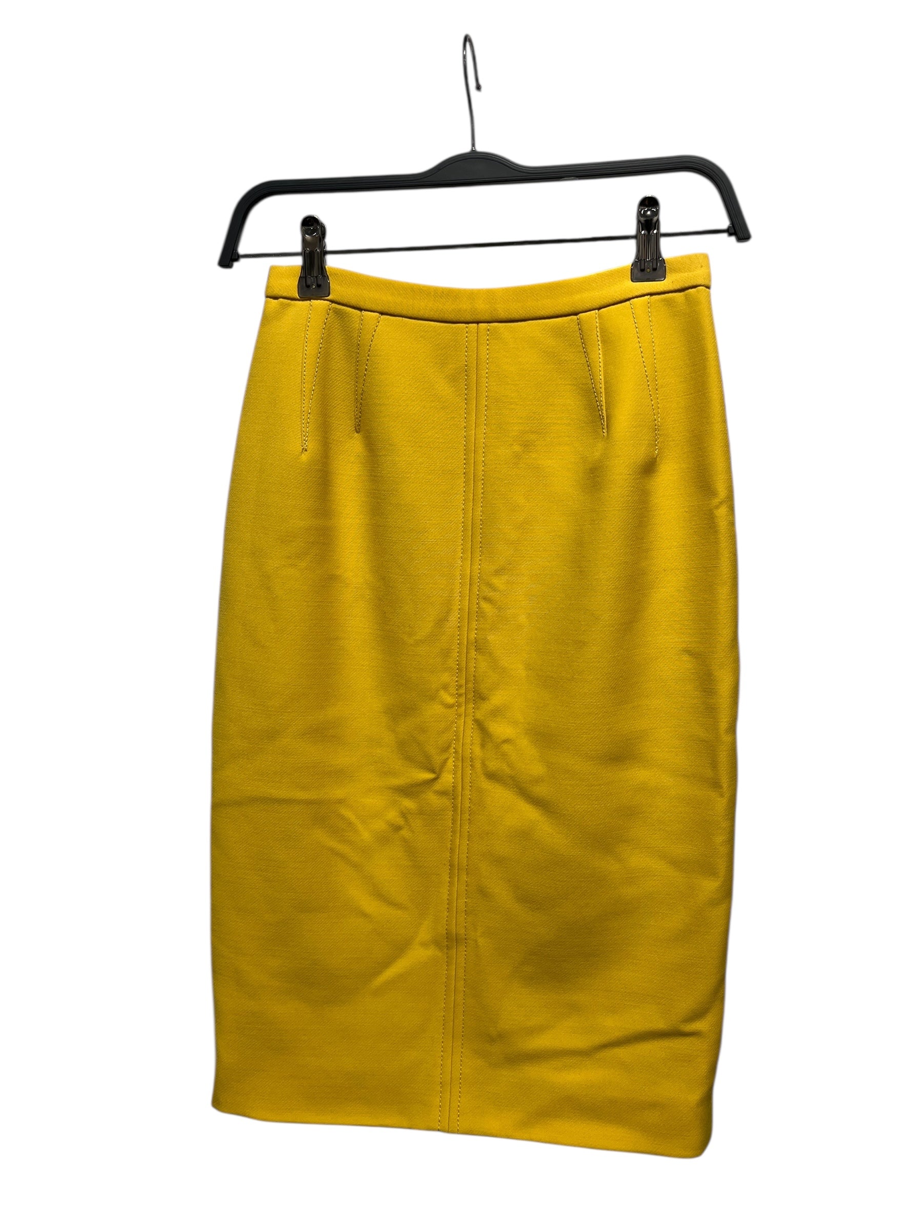 DOLCE&GABBANA/Skirt/38/Cotton/YEL/SPLIT ON BOTTOM view 1