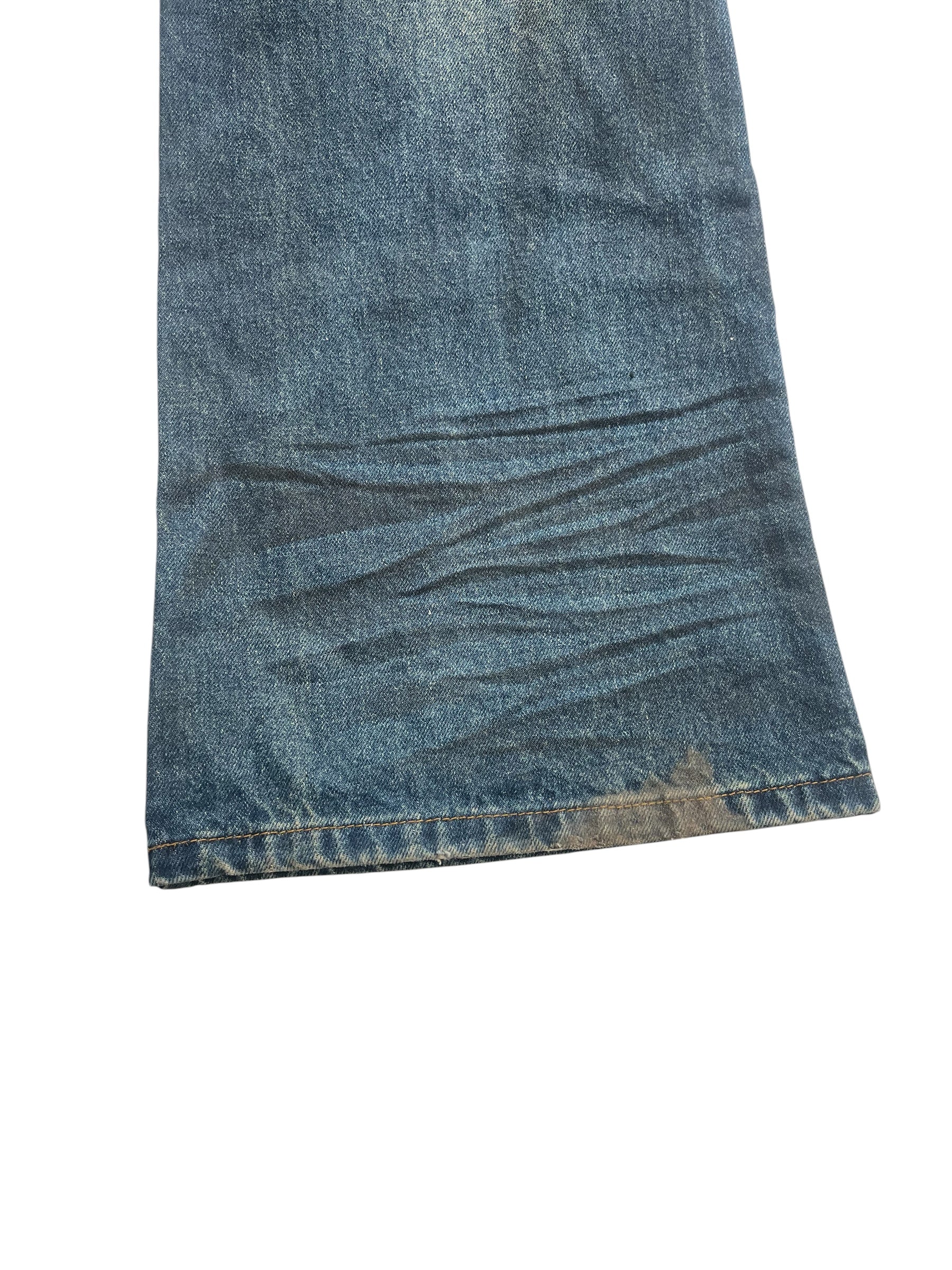 basketcase gallery/Pants/28/Cotton/BLU/DISTRESSING BLACK WAX view 5