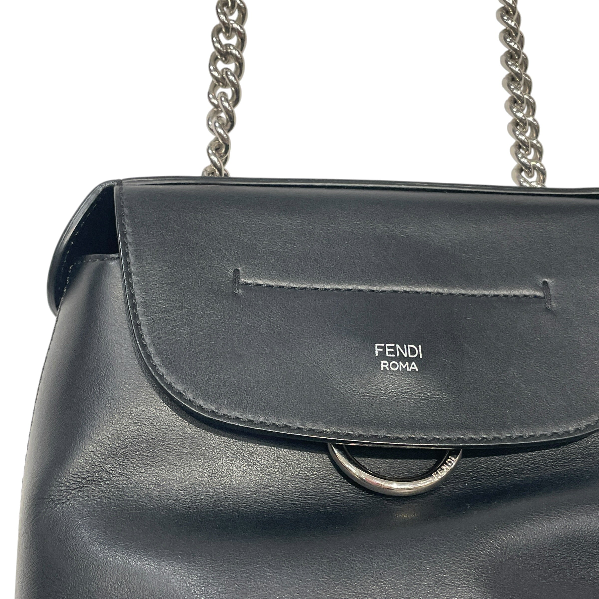FENDI/Cross Body Bag/Leather/BLK/BACK TO SCHOOL MINI view 3