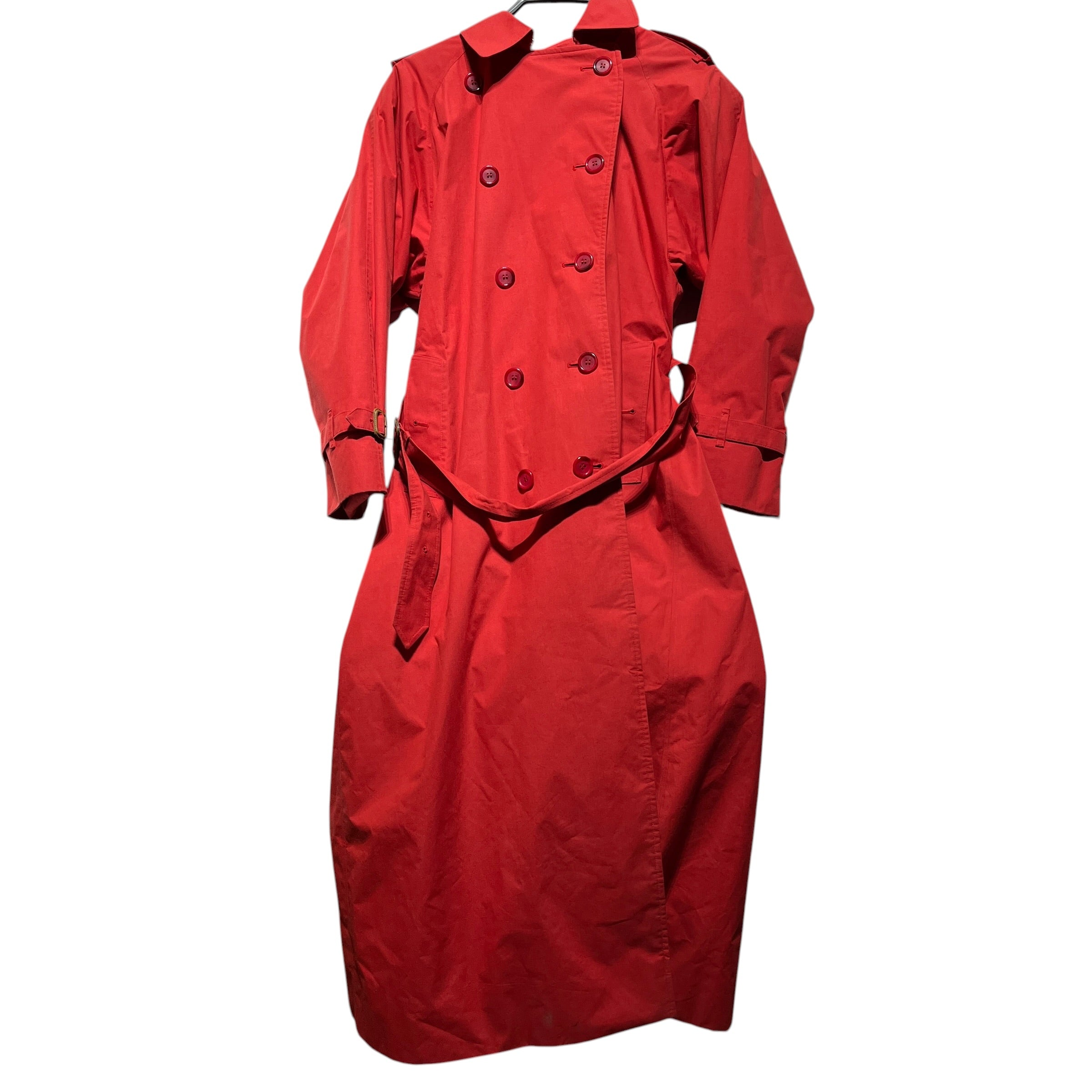 BURBERRYS/Coat/10/Polyester/RED/long coat view 1