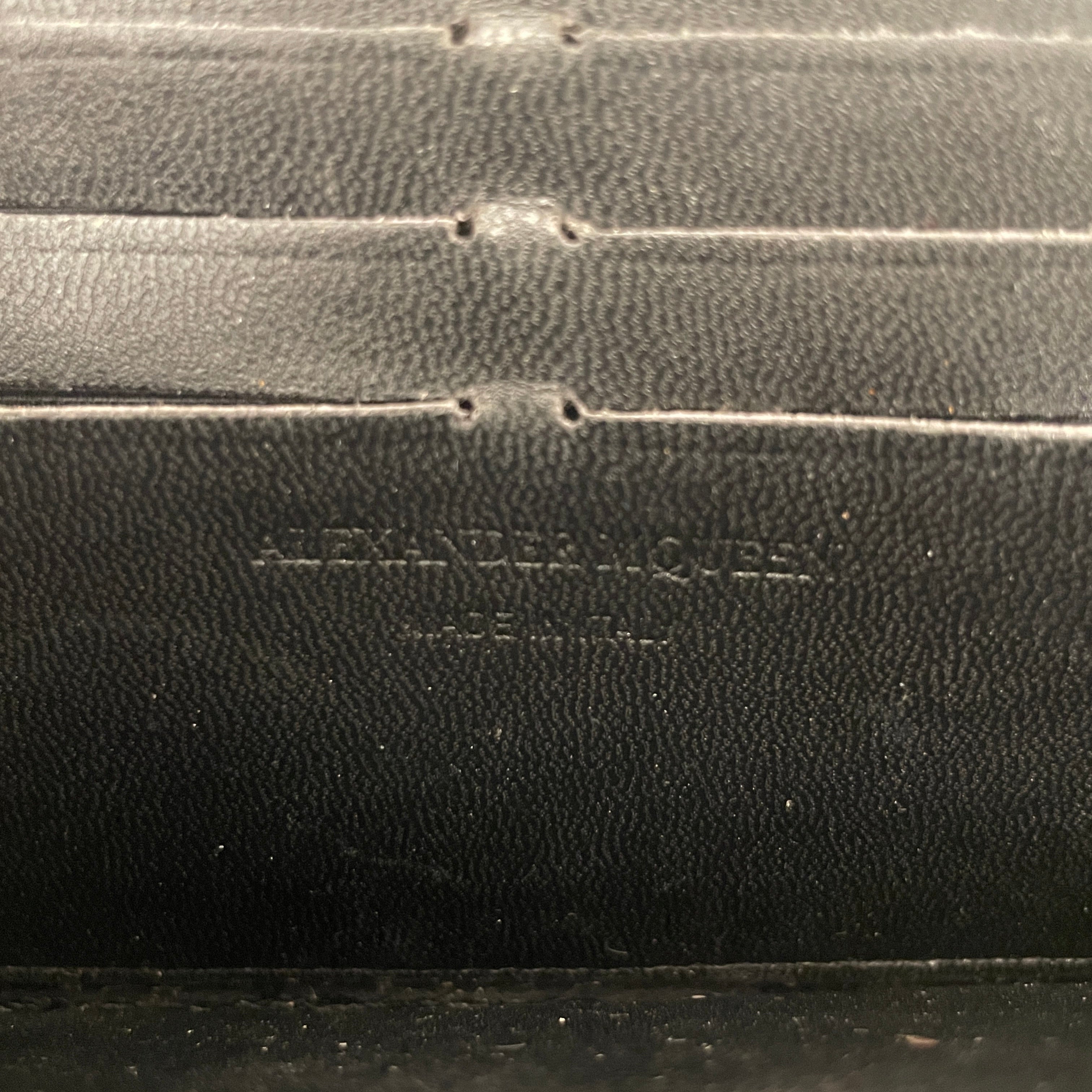 Alexander McQueen/Cross Body Bag/Leather/BLK/ view 3