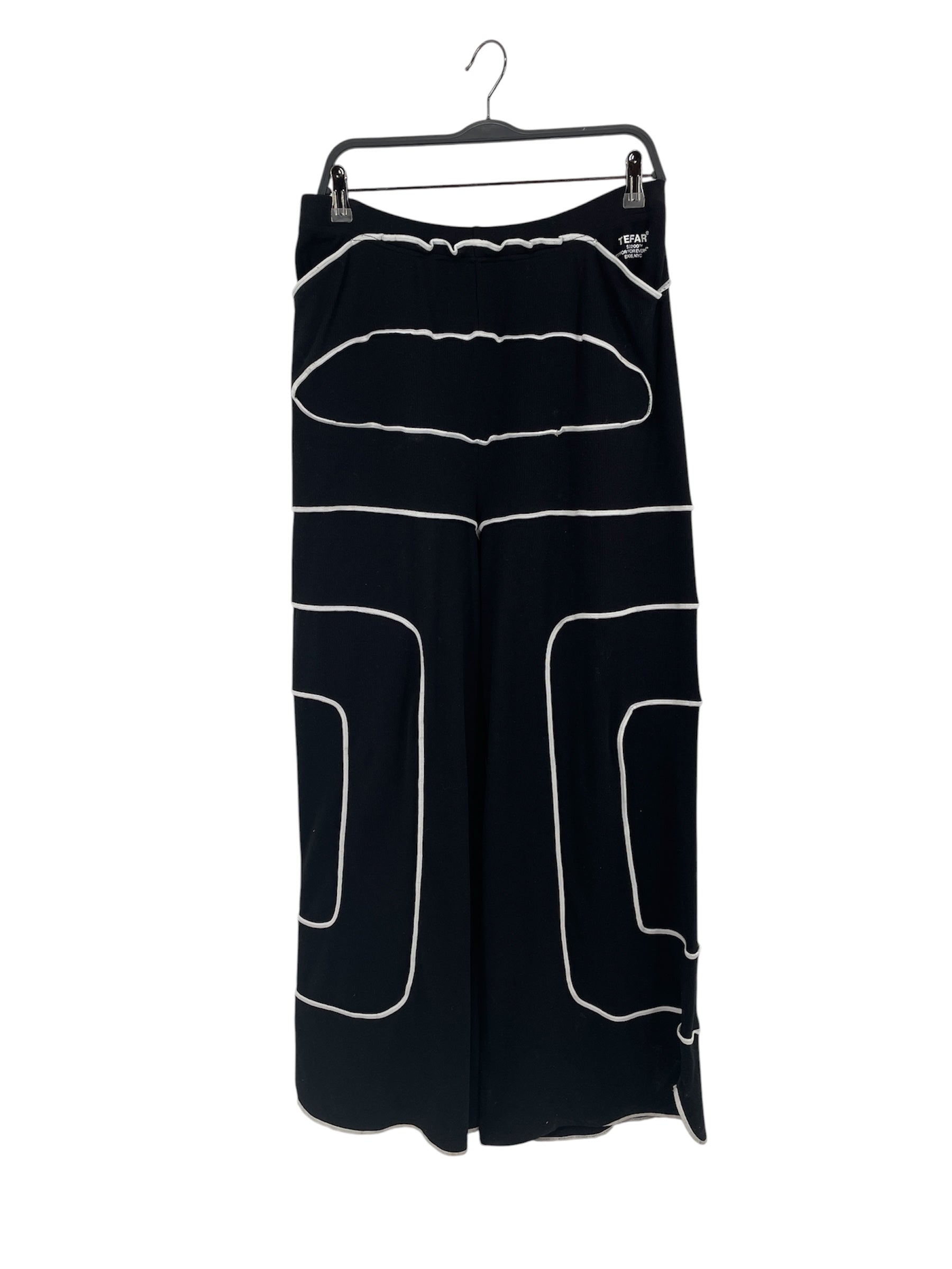 Telfar/Pants/M/Cotton/BLK/Stripe/WHT LINES view 1