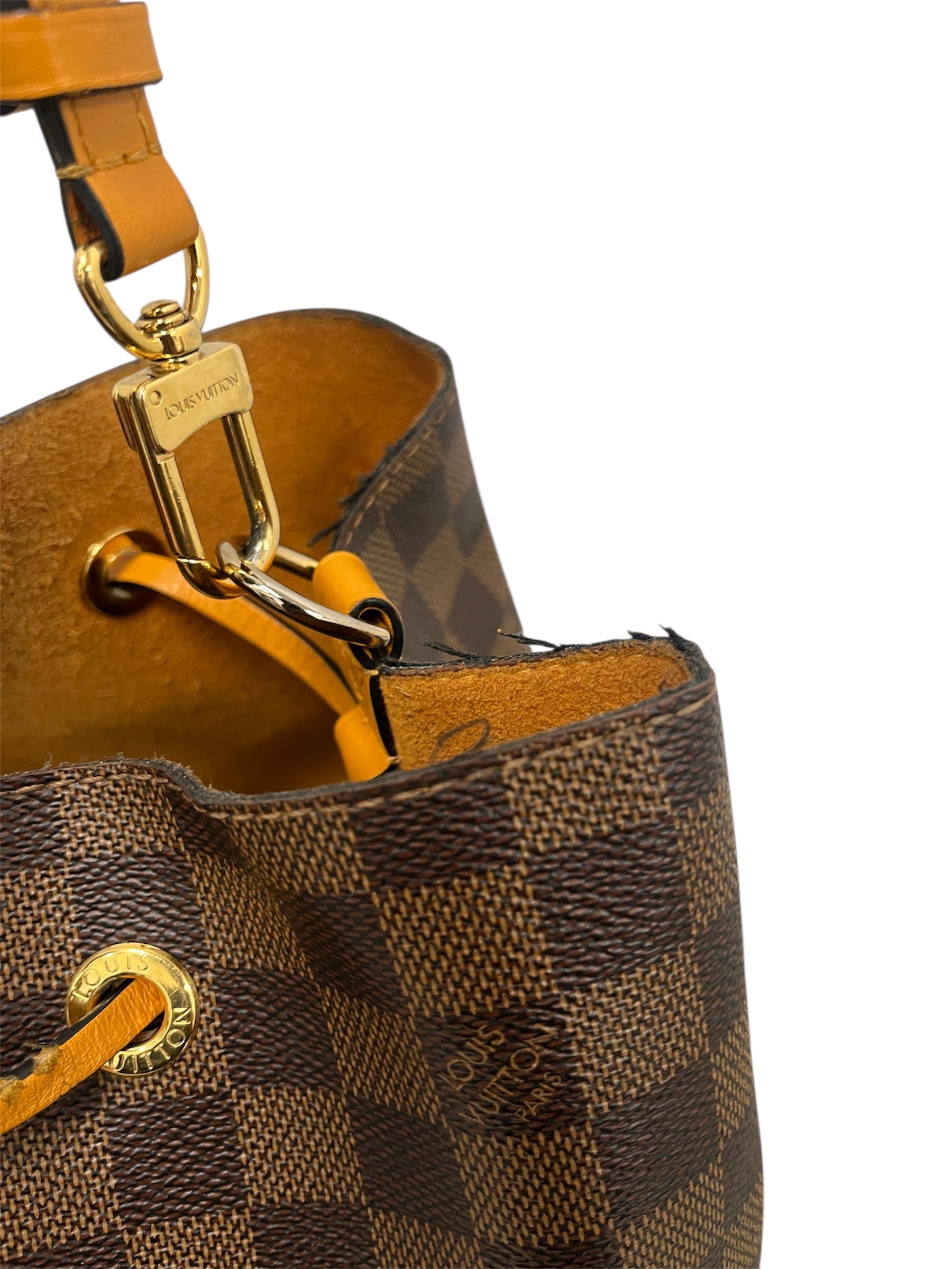 LOUIS VUITTON/Cross Body Bag/S/Monogram/Leather/BRW/SAFRAN YELLOW LEATHER BAG view 6