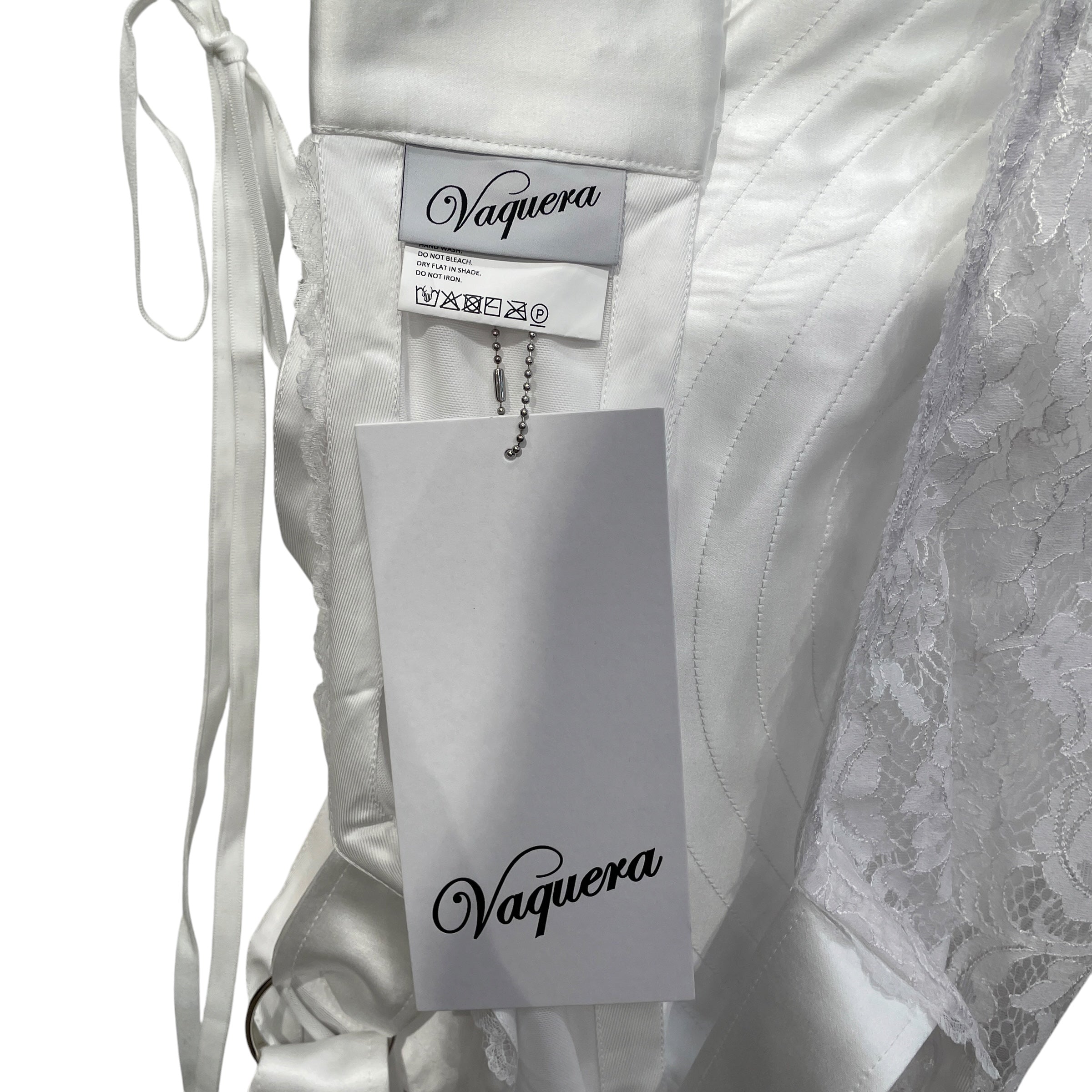 Vaquera/Shirt/Polyester/WHT/giant lace bras view 4