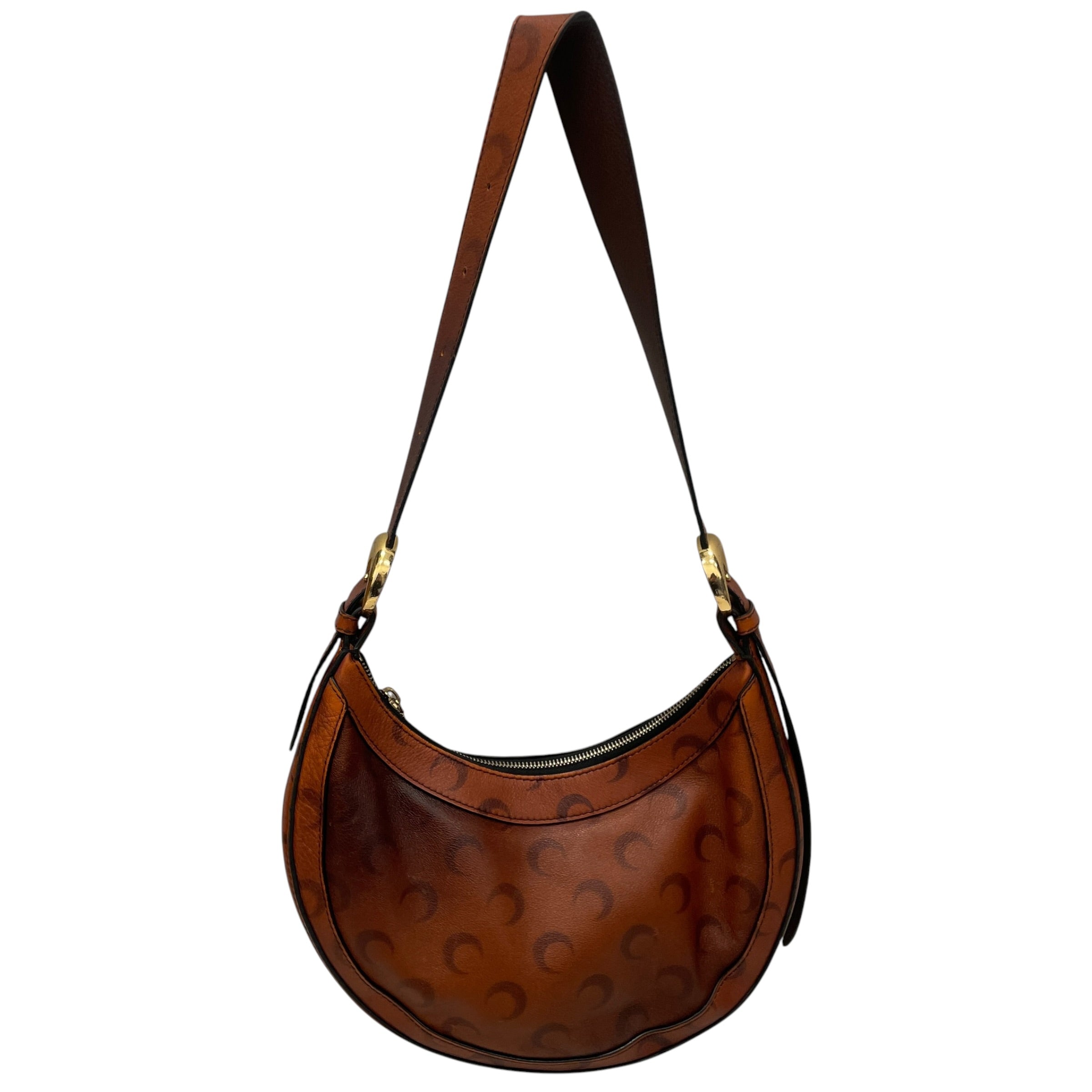 MARINE SERRE/Hand Bag/All Over Print/Leather/BRW/ view 2
